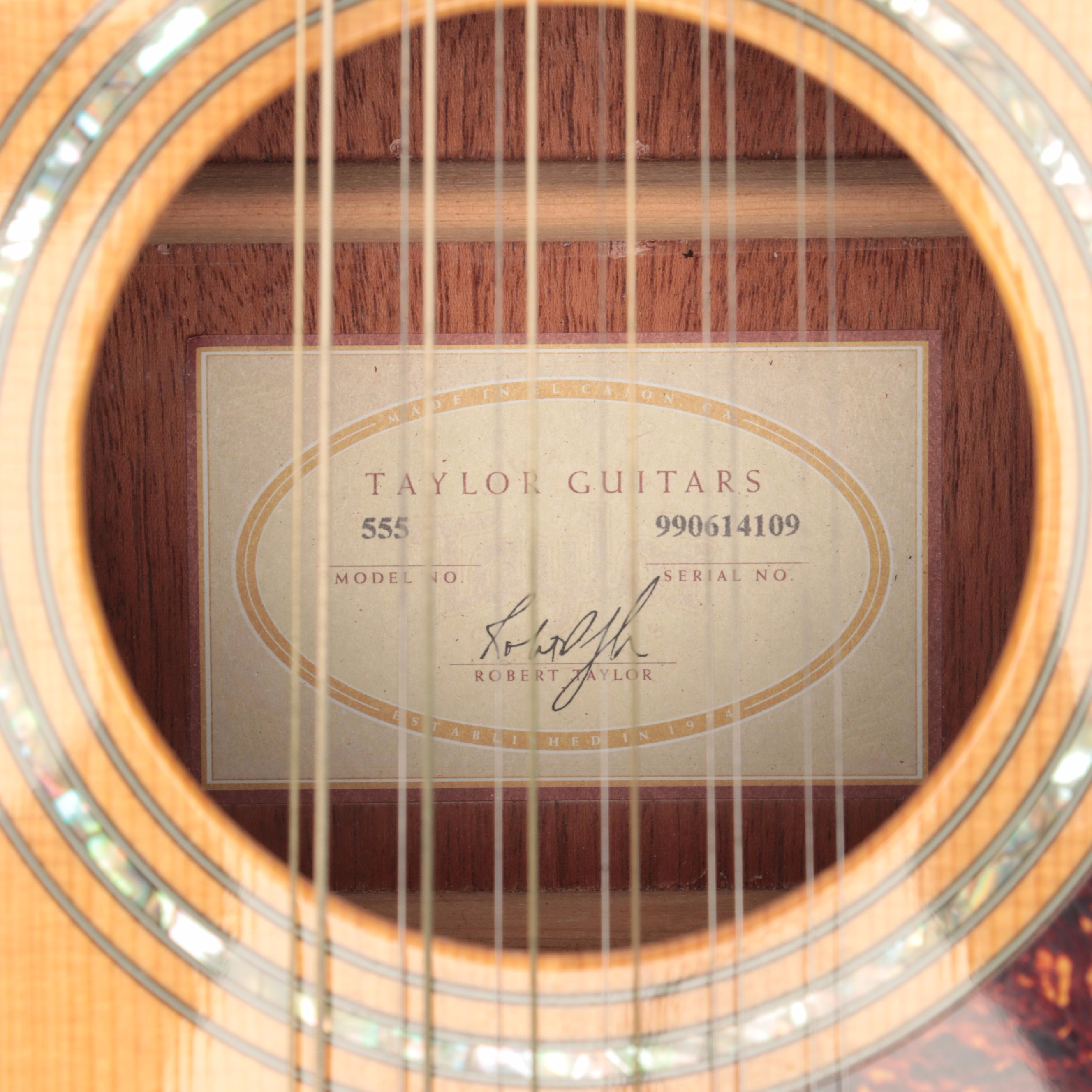 Taylor 12-String Acoustic Guitar with Hard Shell Case
