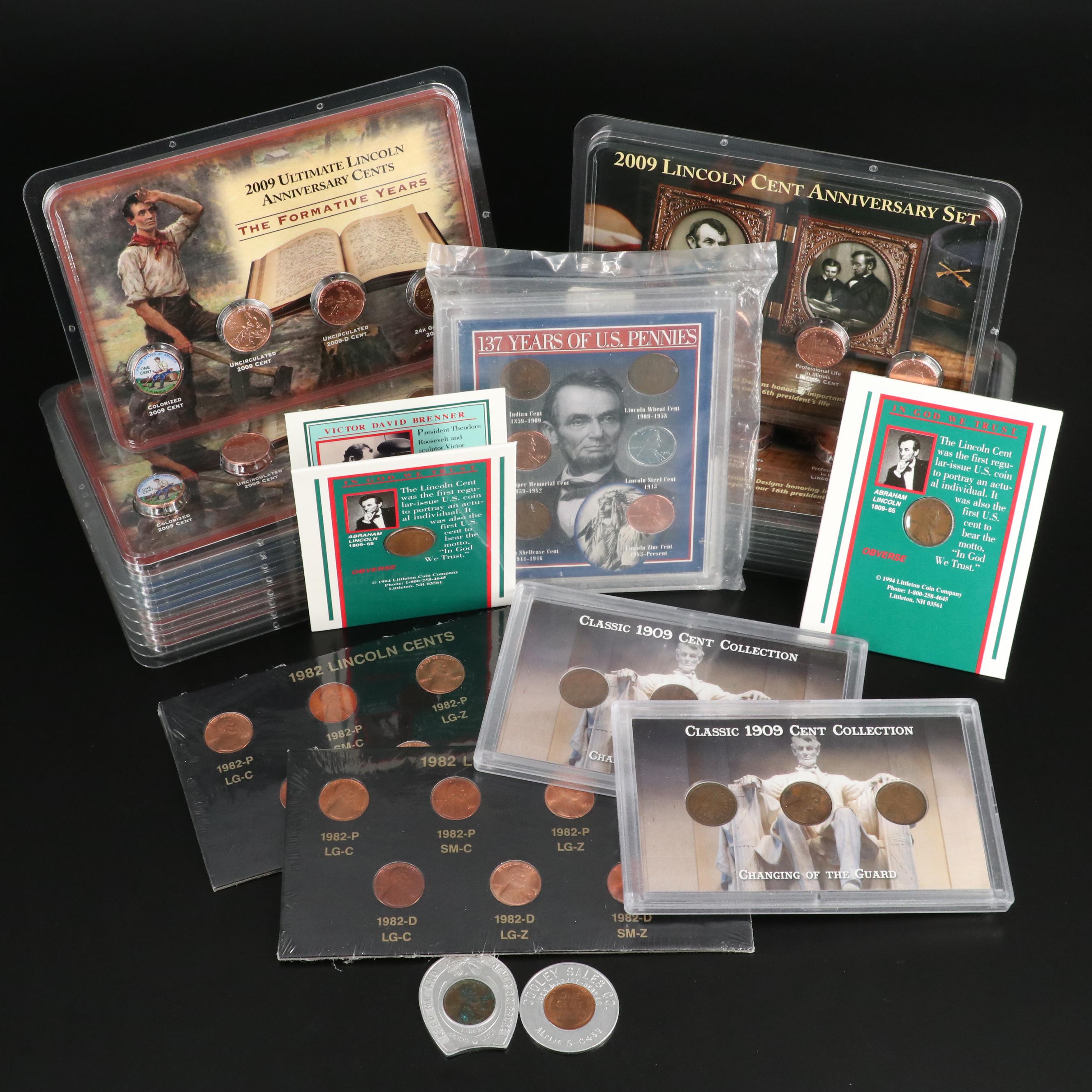 Collection of Lincoln and Other Cent Sets