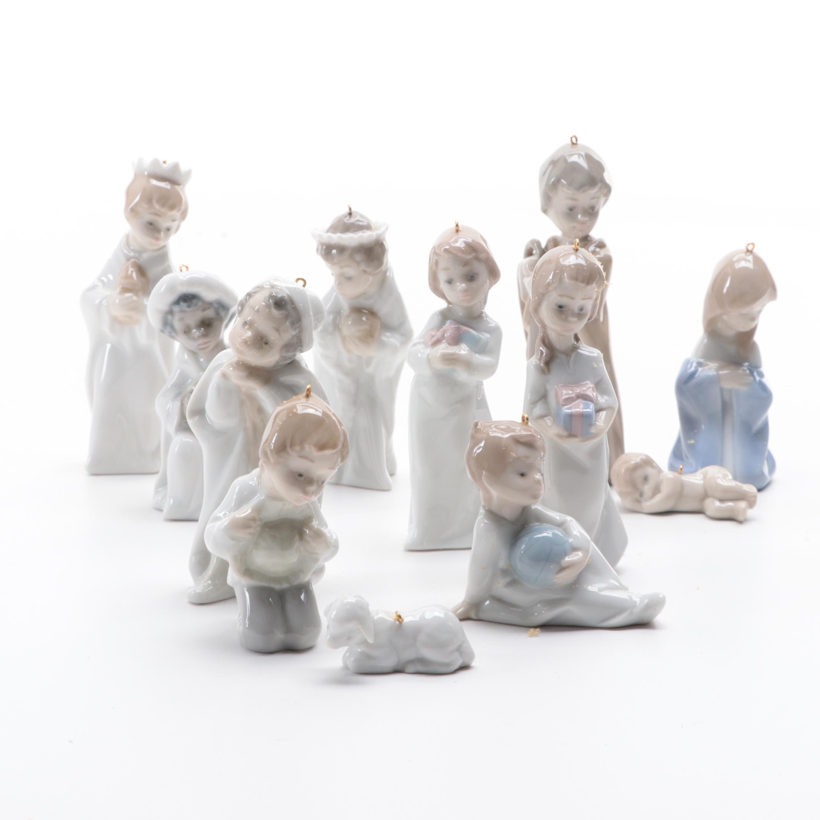 Lladró Porcelain Nativity Ornaments and More EBTH