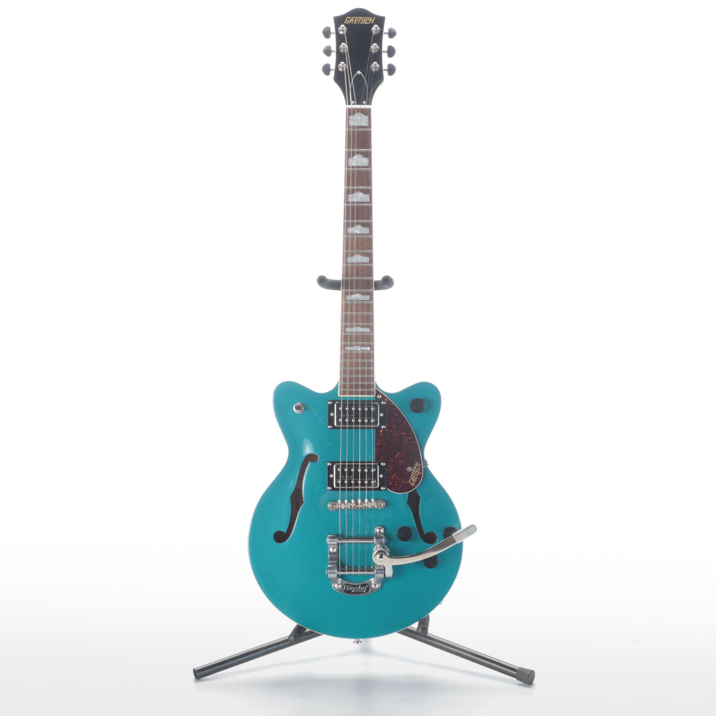 Gretsch Turquoise Hollow Body Electric Guitar