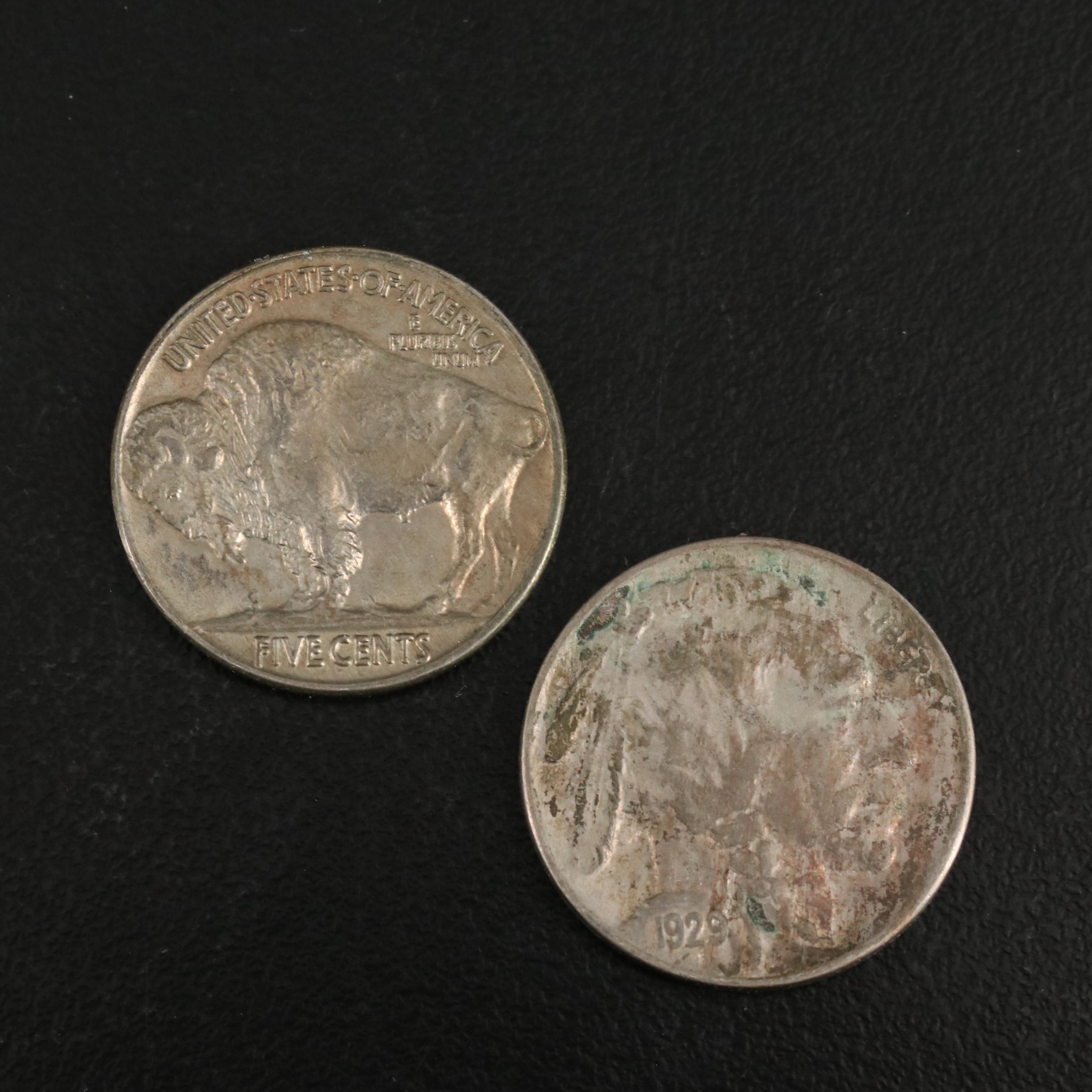 Collection of 395 Buffalo Nickels Including Early Dates