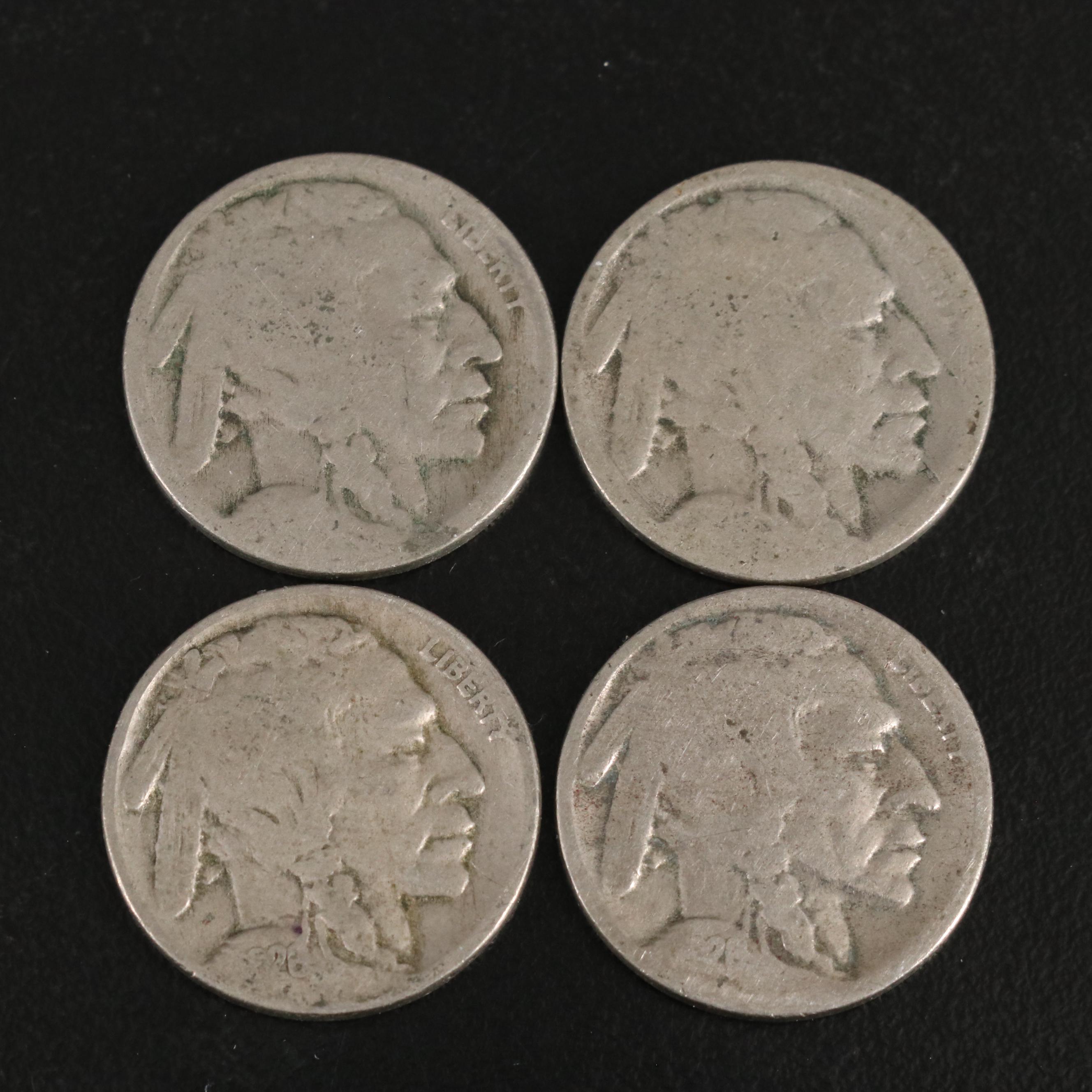 Collection of 395 Buffalo Nickels Including Early Dates