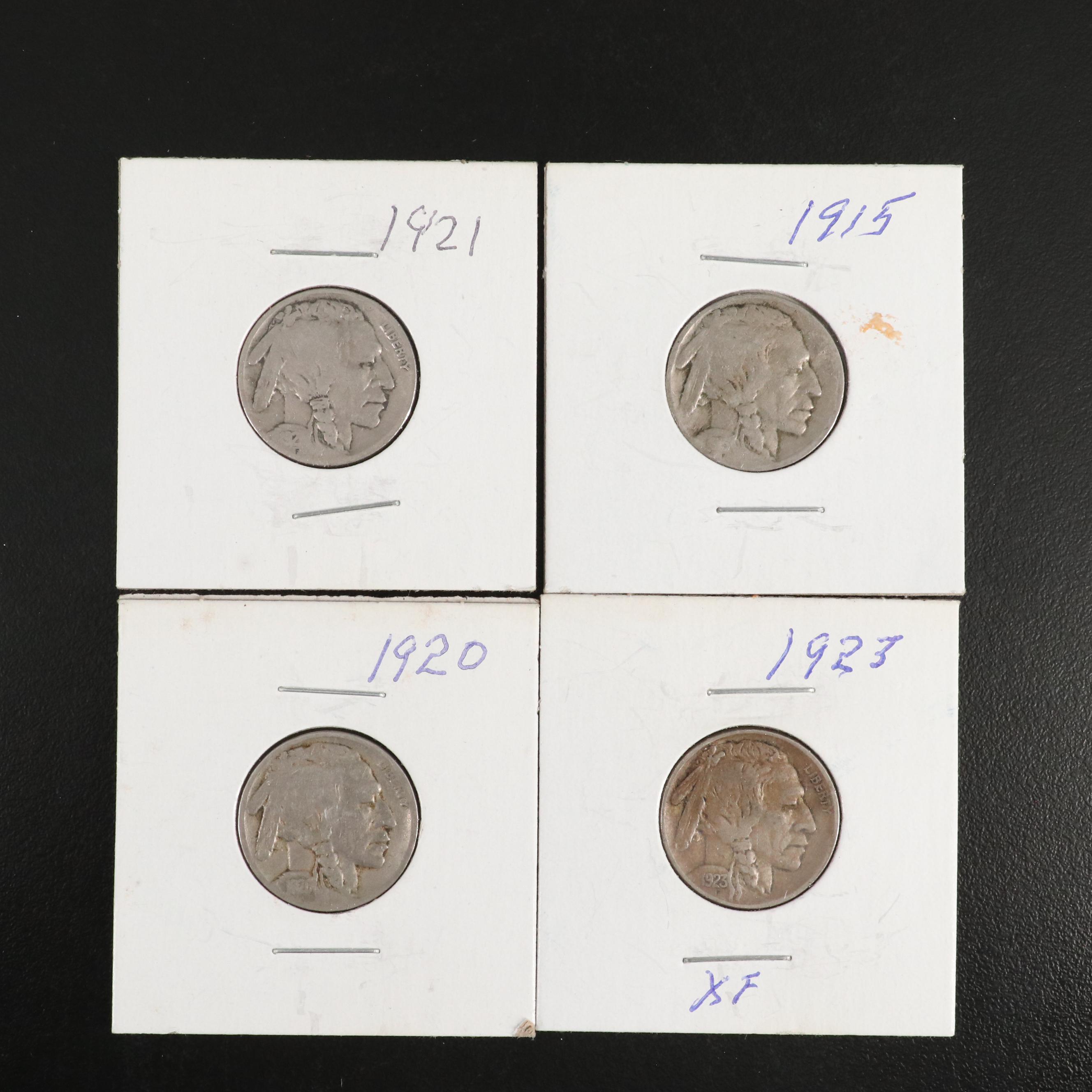 Collection of 395 Buffalo Nickels Including Early Dates