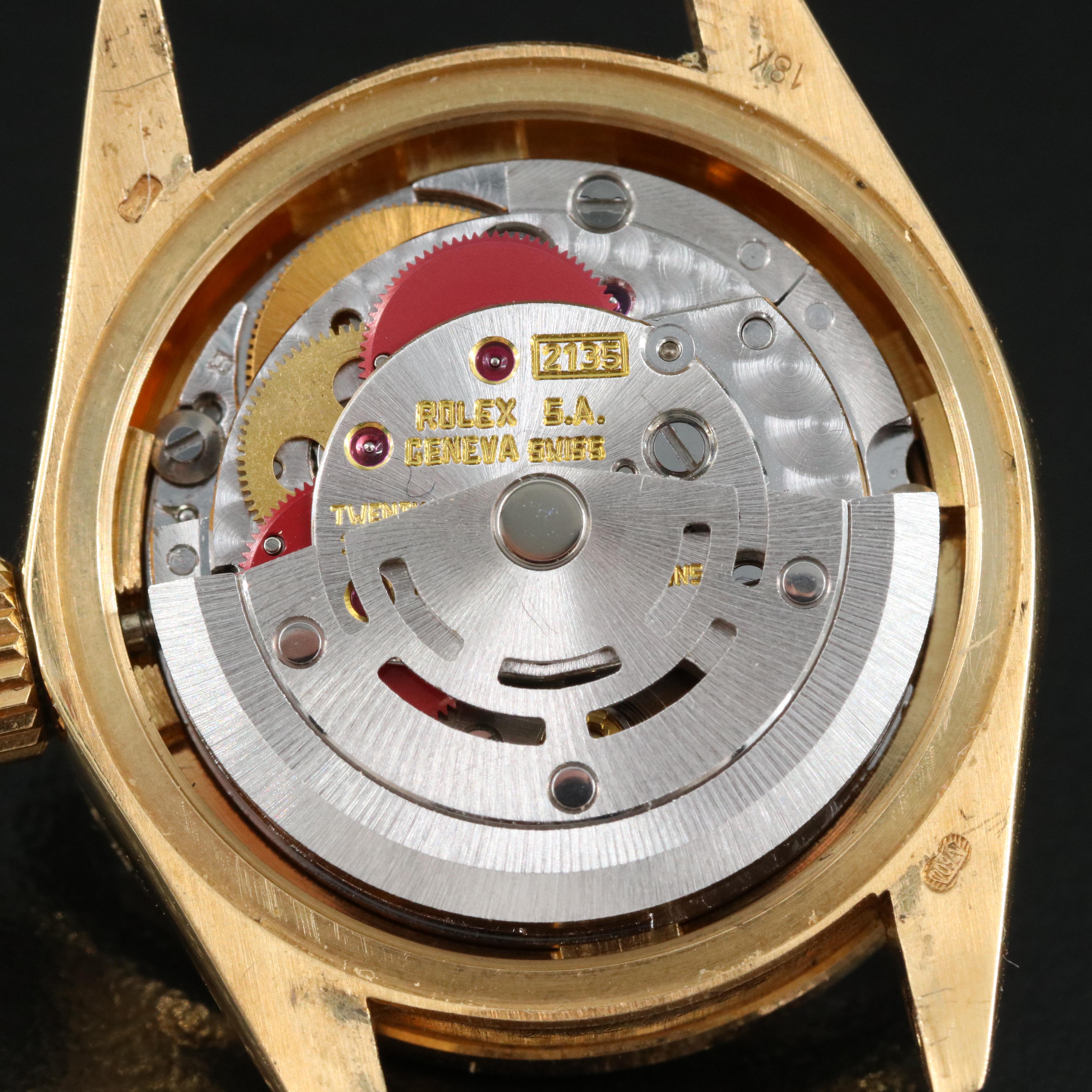 1980 Rolex Datejust Watch with Custom Diamond Bezel, Dial and Bracelet