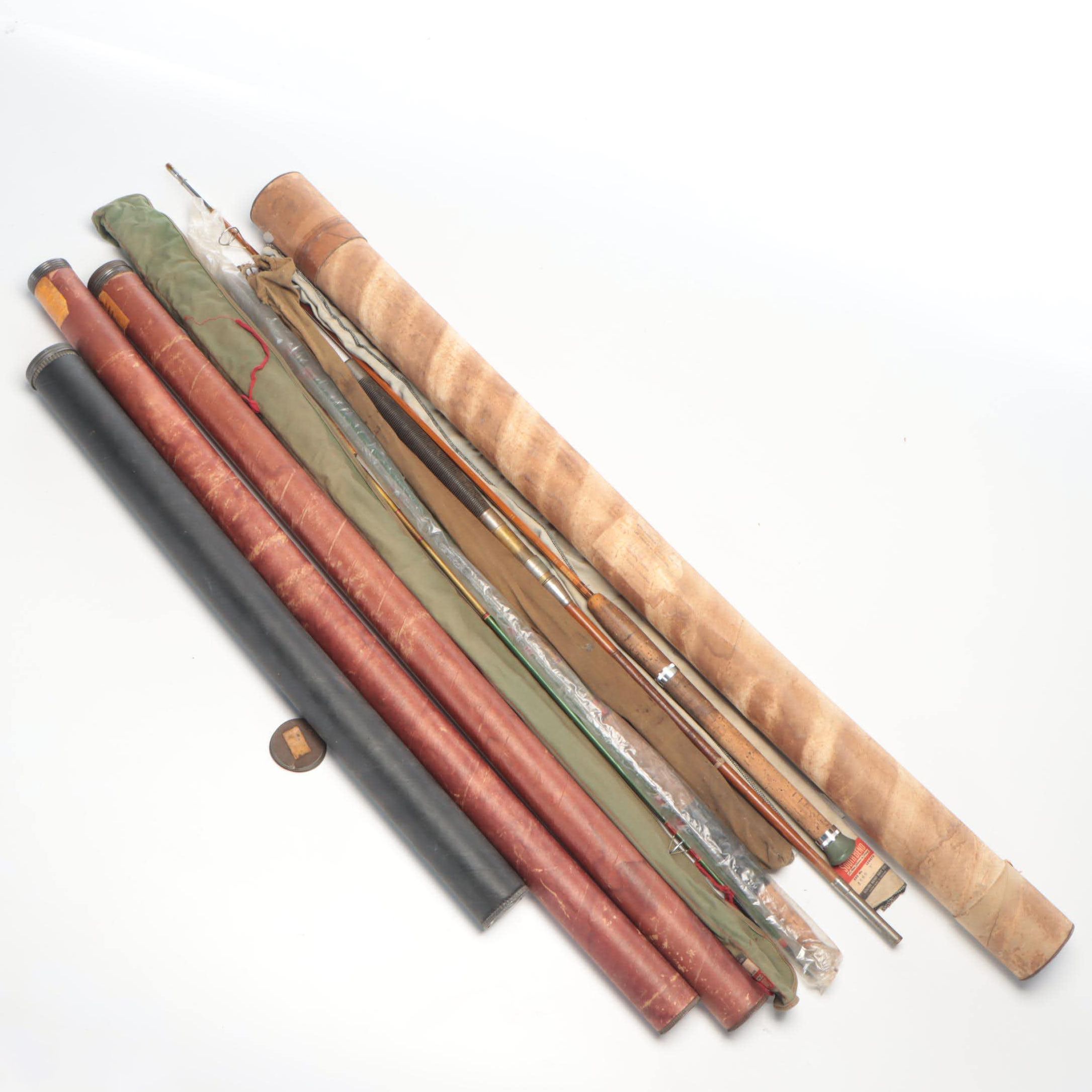 South Bend Bait Co. Cork Handle Fishing Rod with More Fishing Gear