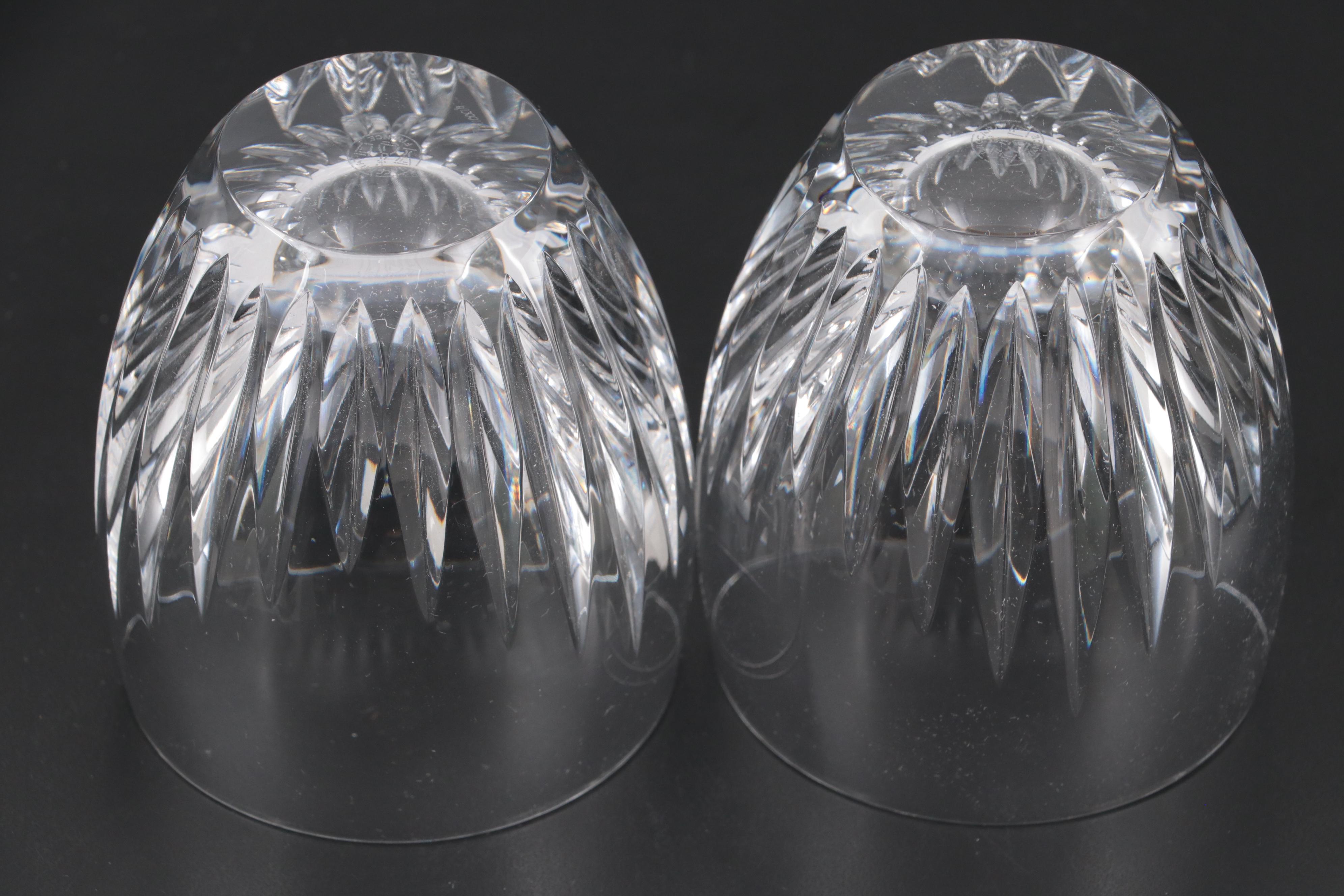 Baccarat "Massena" Clear Crystal Highball Glasses and Tumblers