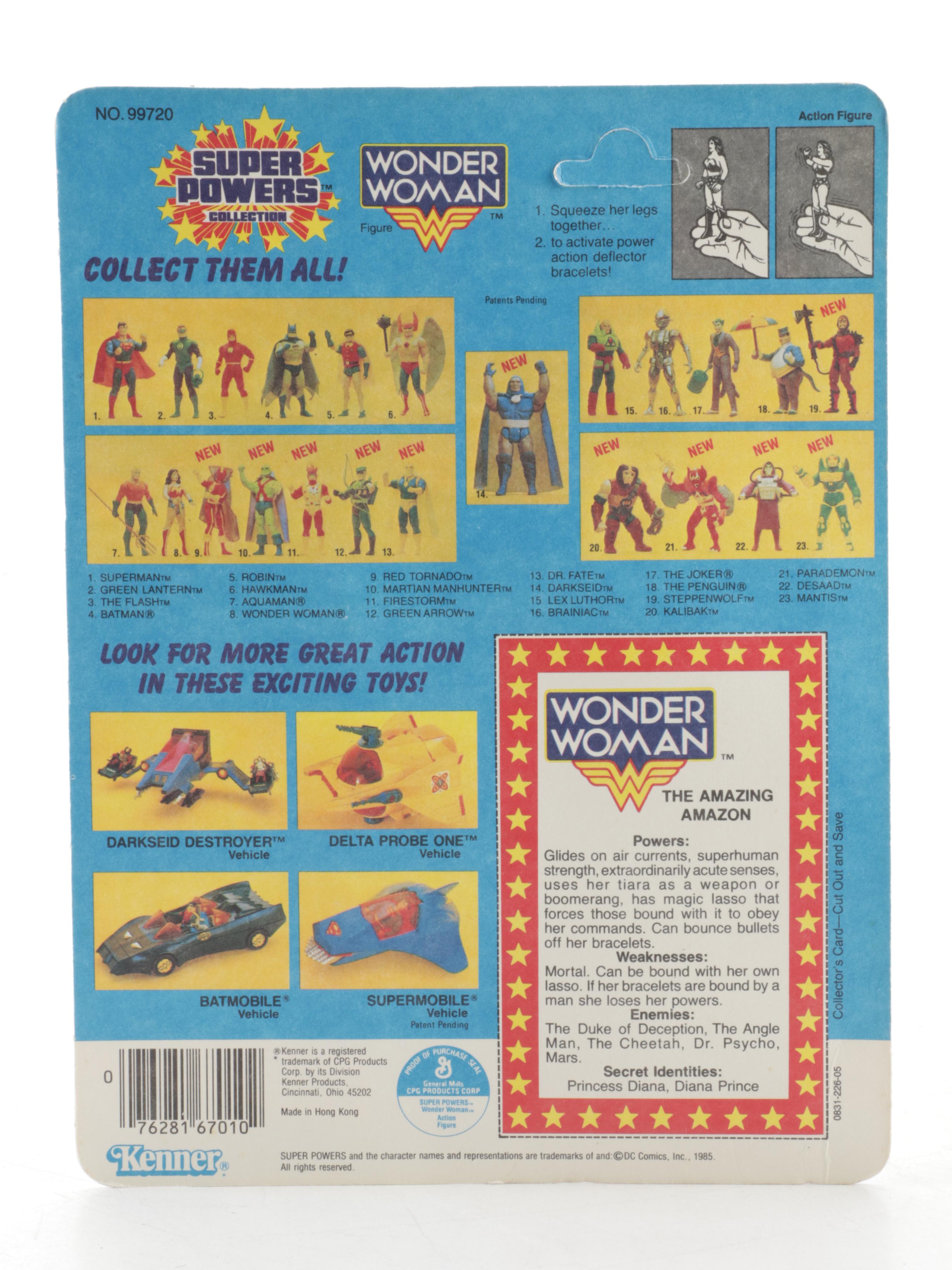 Kenner Super Powers Collection "Wonder Woman" Action Figures