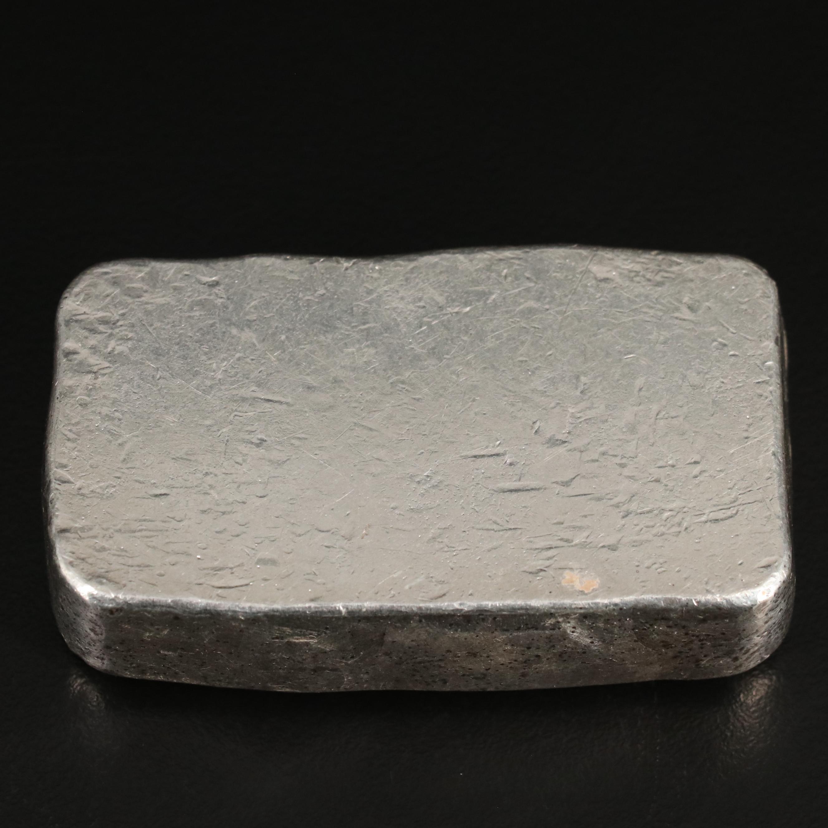 Ten Ounce .999 Silver Bar Minted at  "Pioneer Metals"