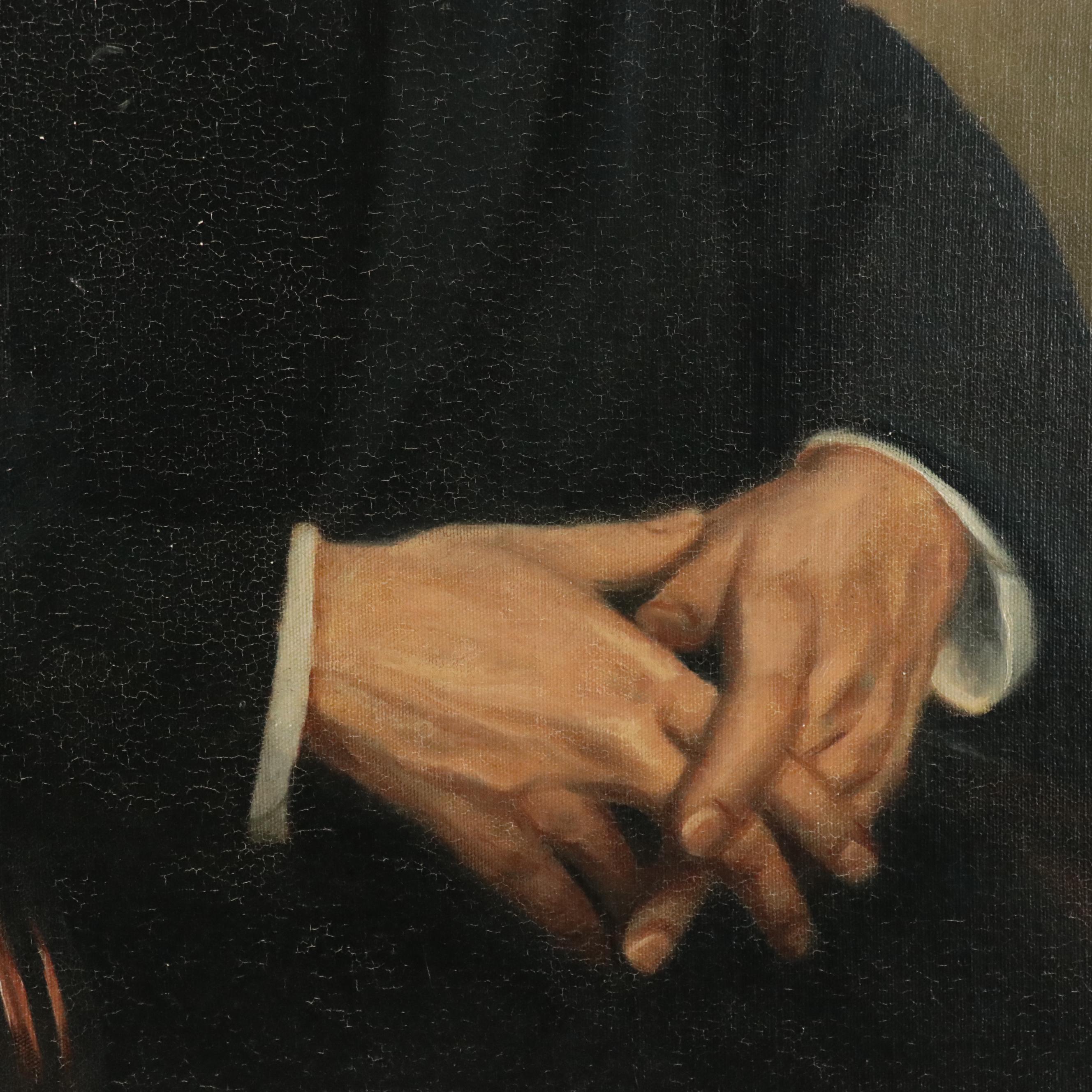 Henry Miller Portrait Oil Painting of Sam Miller, Circa 1937