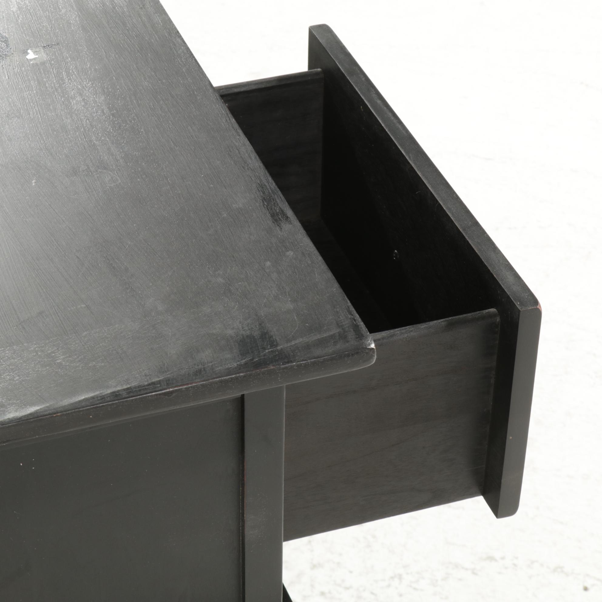 Pottery Barn Ebonized Cabot Console