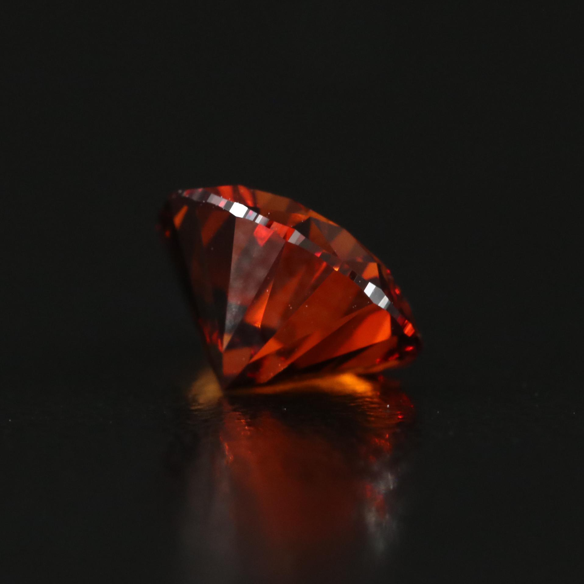 Loose 2.04 CT Fancy Deep Brown Orange Diamond