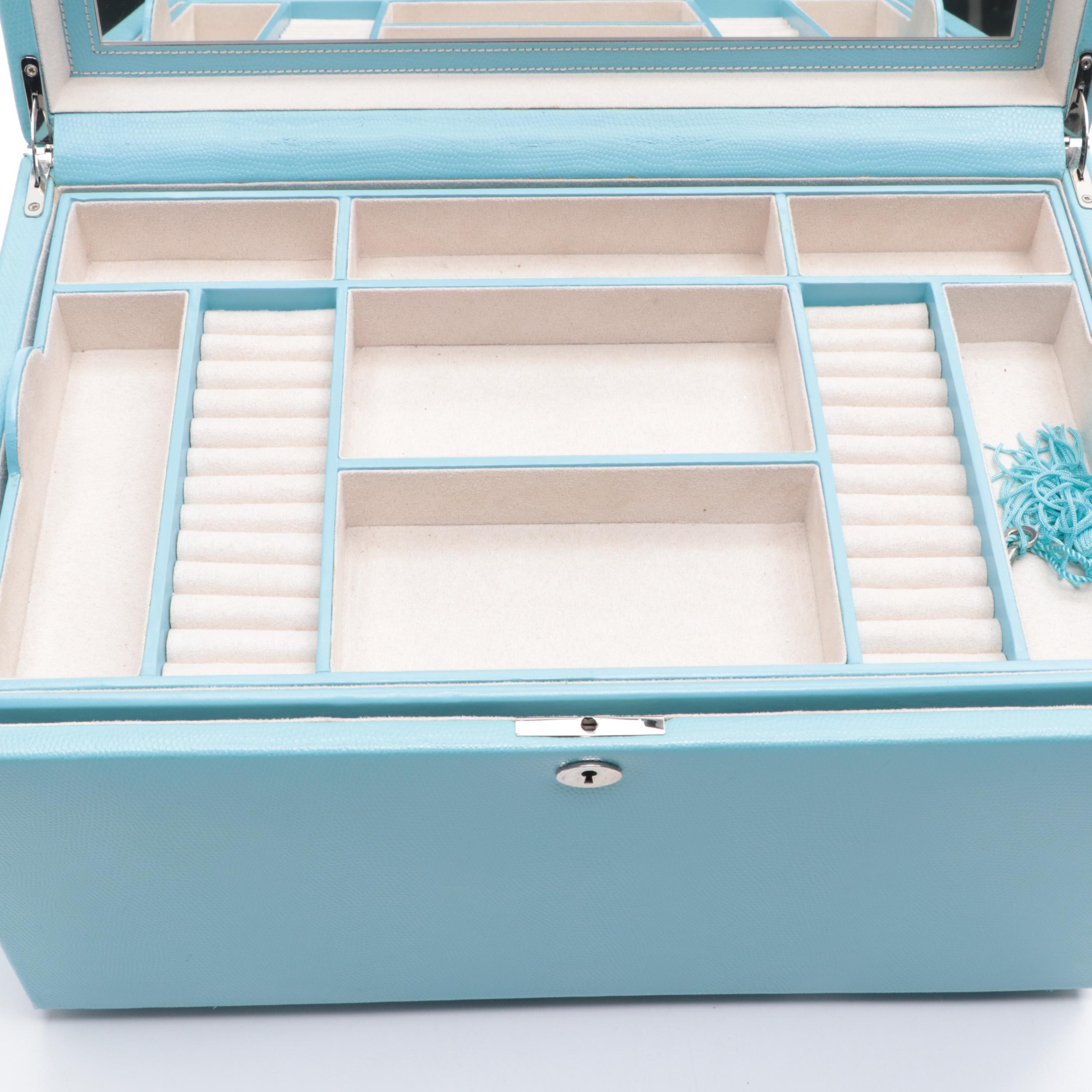 Williams Sonoma "Hold Everything" Multi-Compartment Jewelry Box