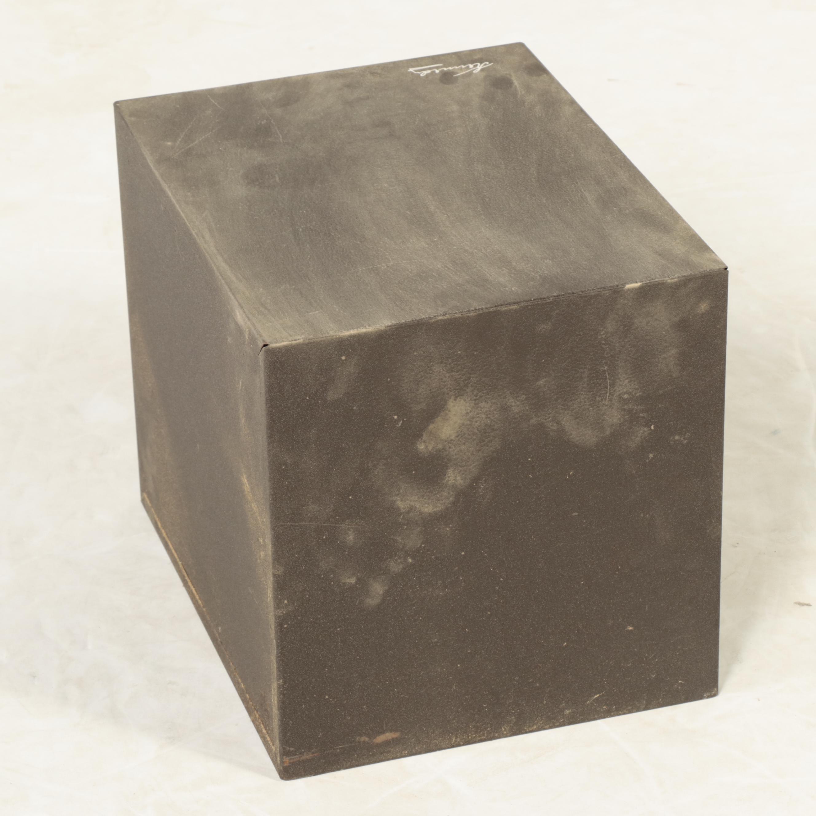 Small Industrial Steel Five-Drawer Parts Cabinet with Assorted Hardware