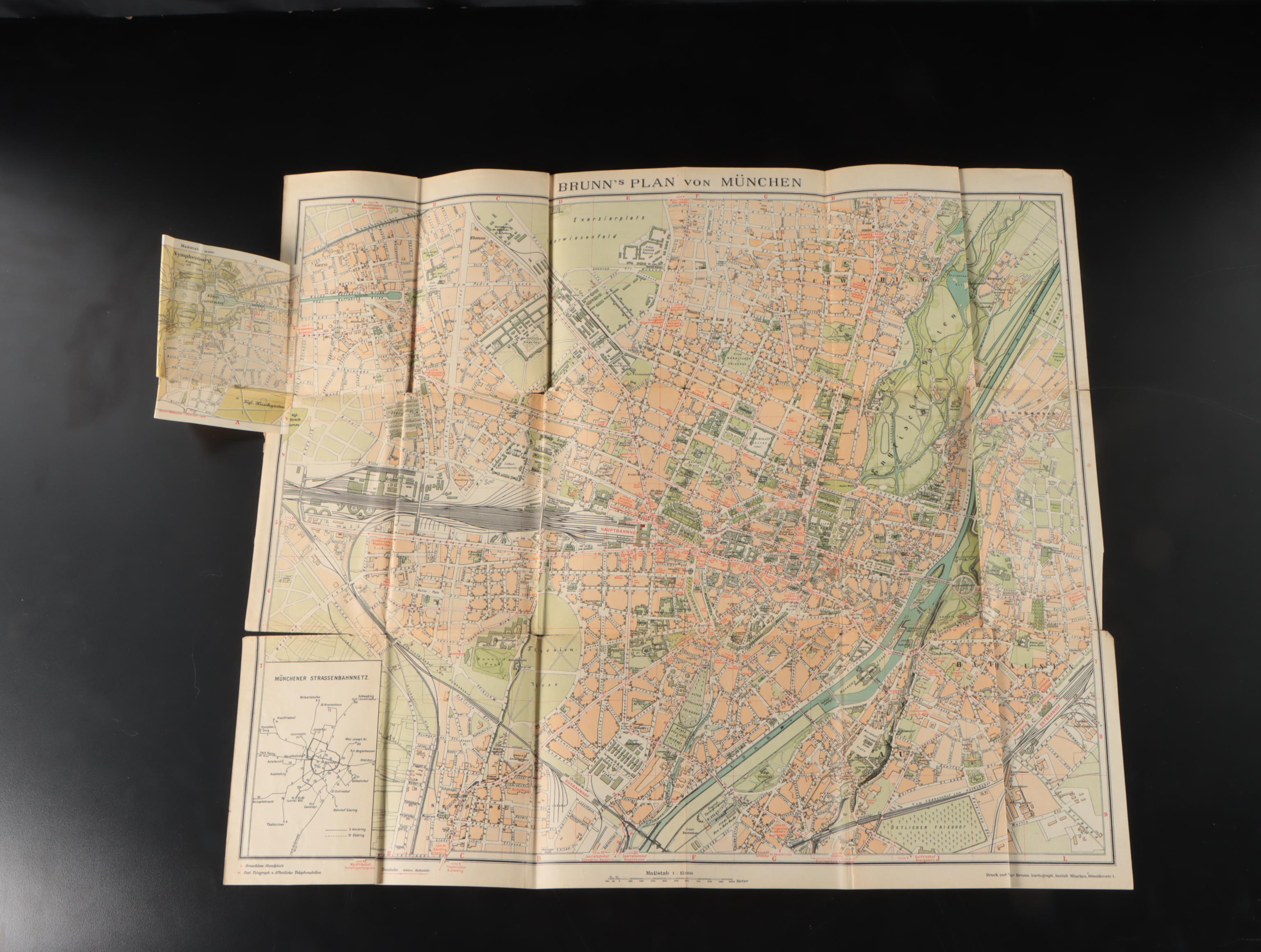 National Geographic Magazine Paper Map of Europe with More Maps