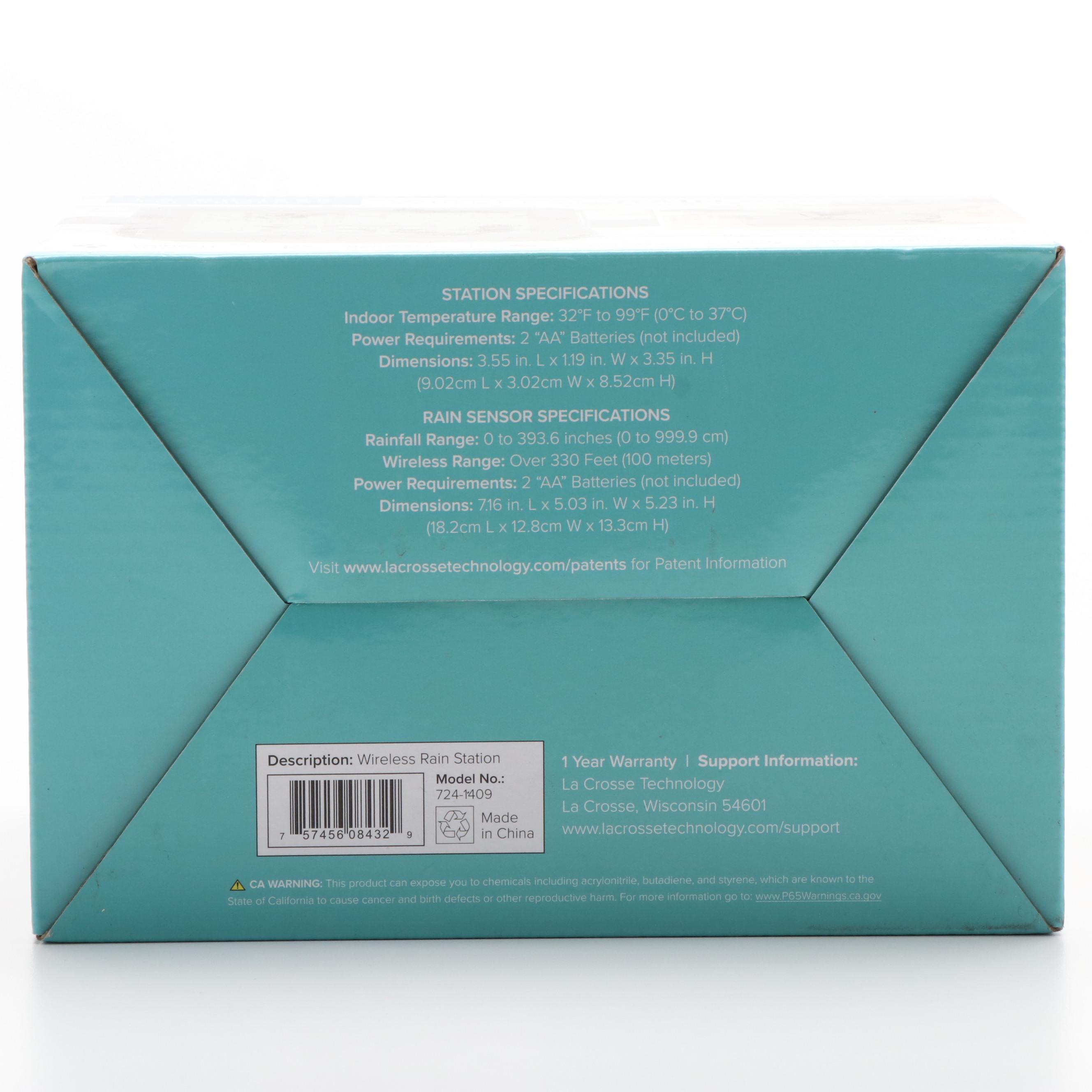 La Crosse Technology Wireless Digital Rain Gauge/Recorder