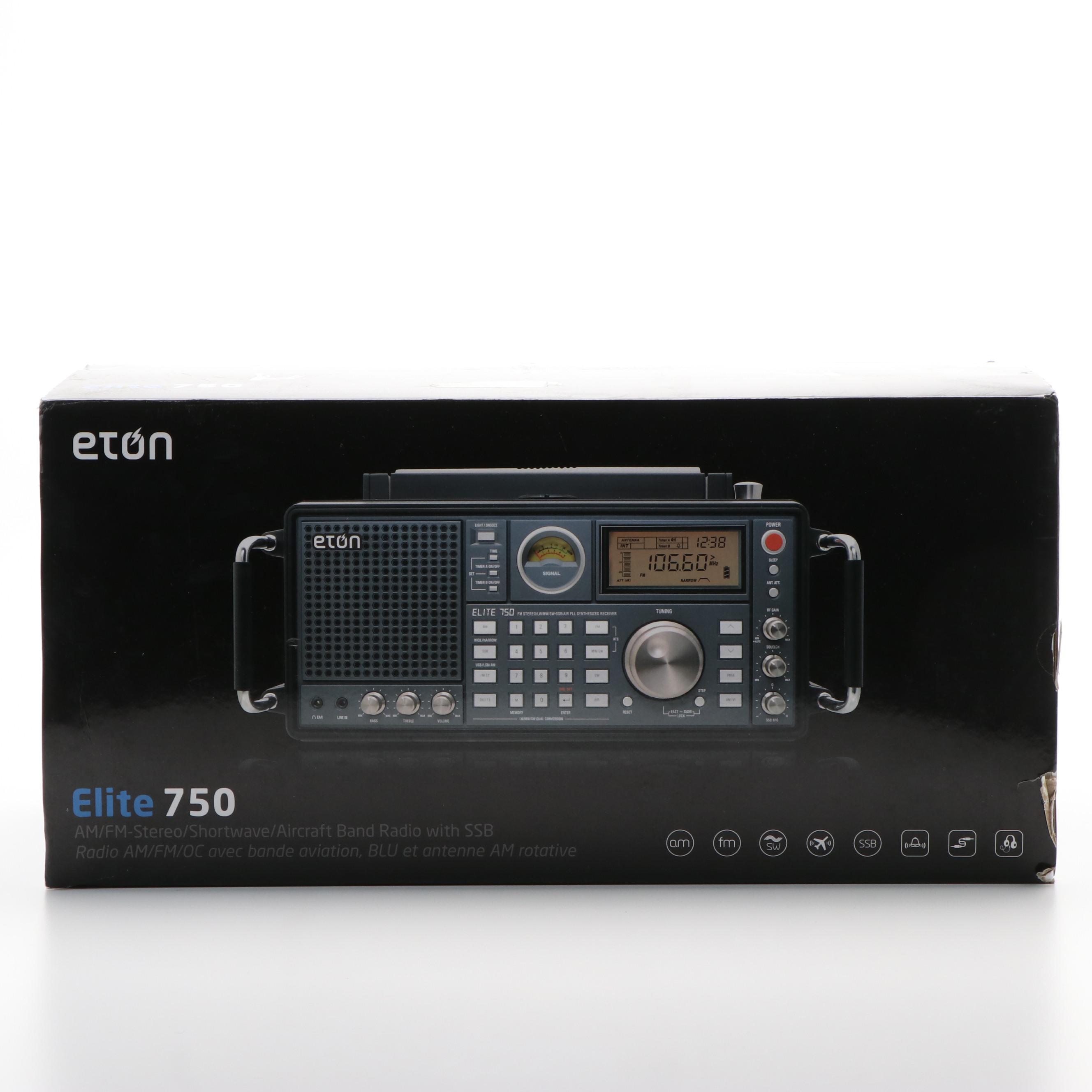 Etón Elite 750 Longwave Shortwave Radio