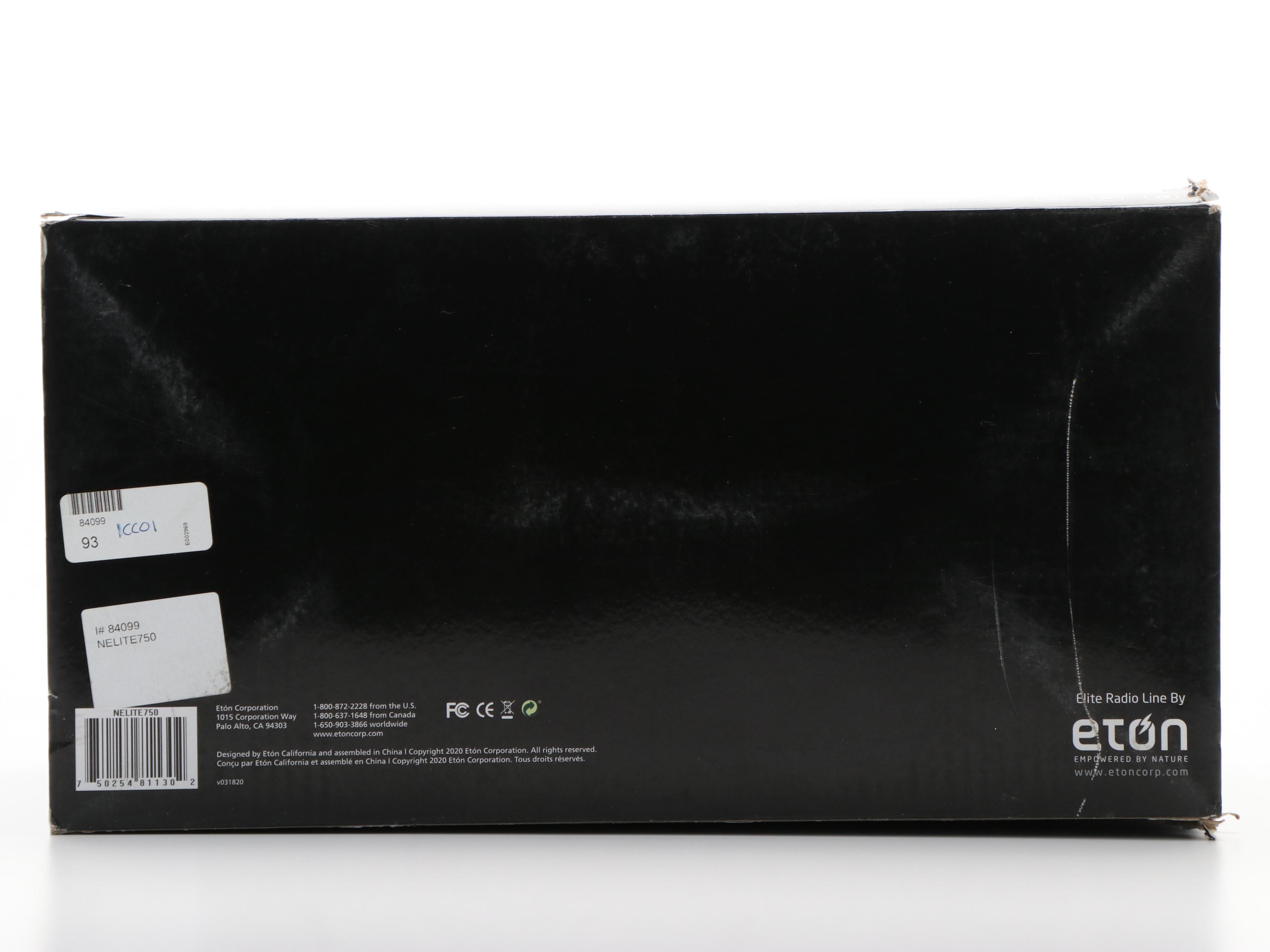 Etón Elite 750 Longwave Shortwave Radio