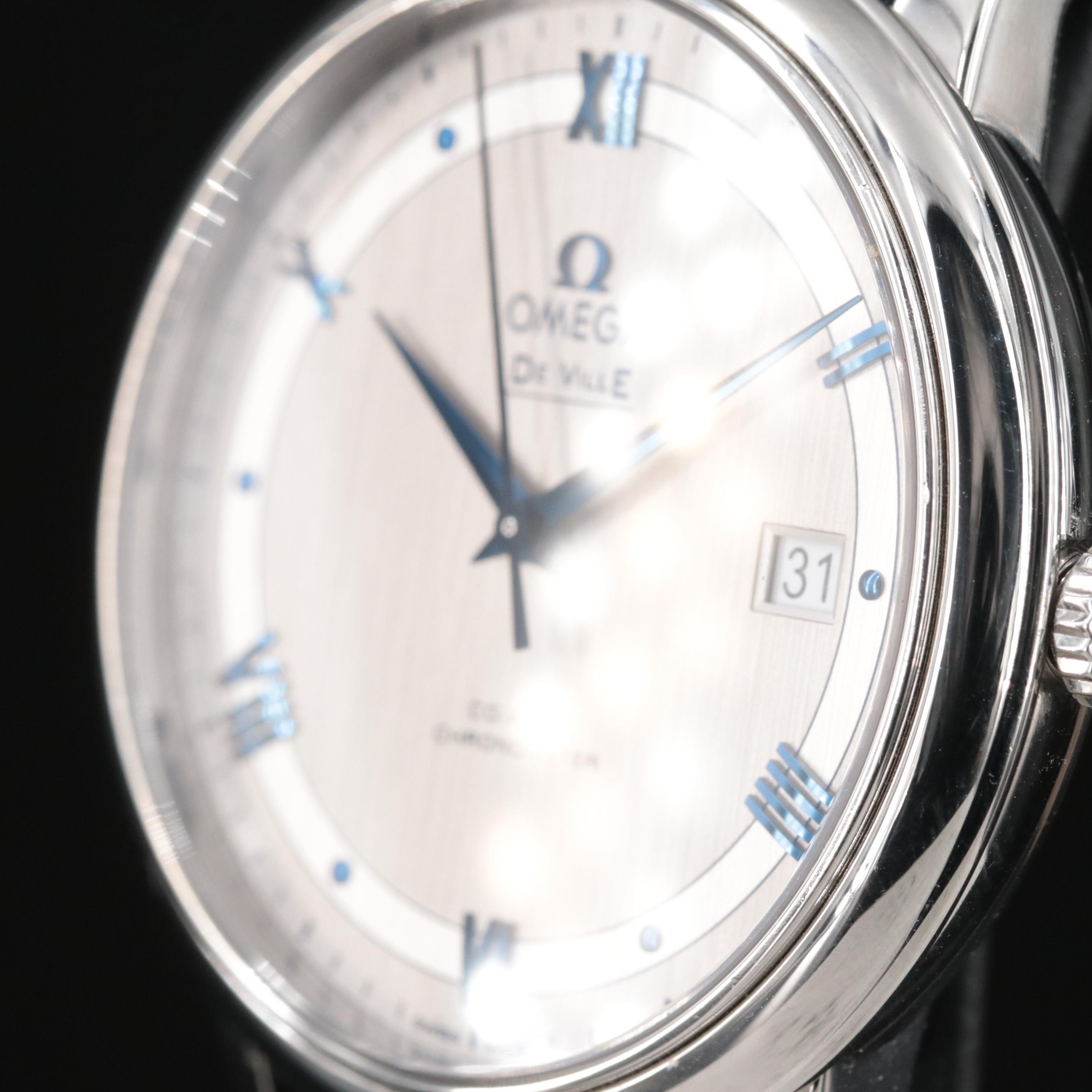 Omega DeVille Co-Axial Chronometer with Date Stainless Steel Watch