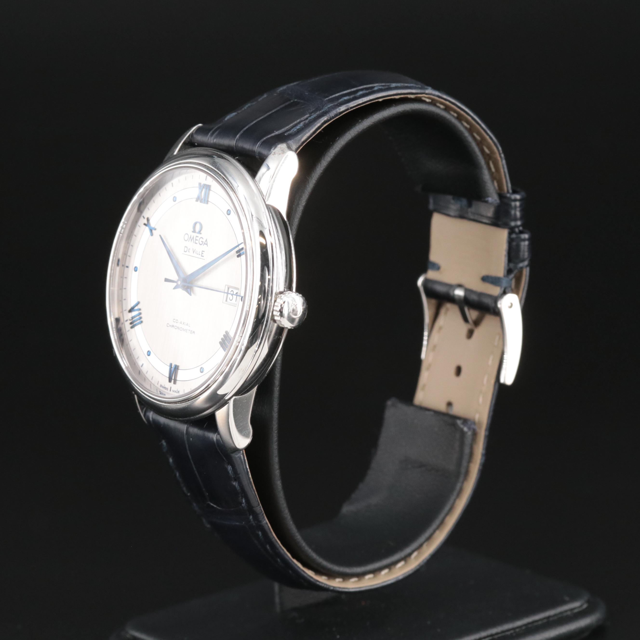 Omega DeVille Co-Axial Chronometer with Date Stainless Steel Watch