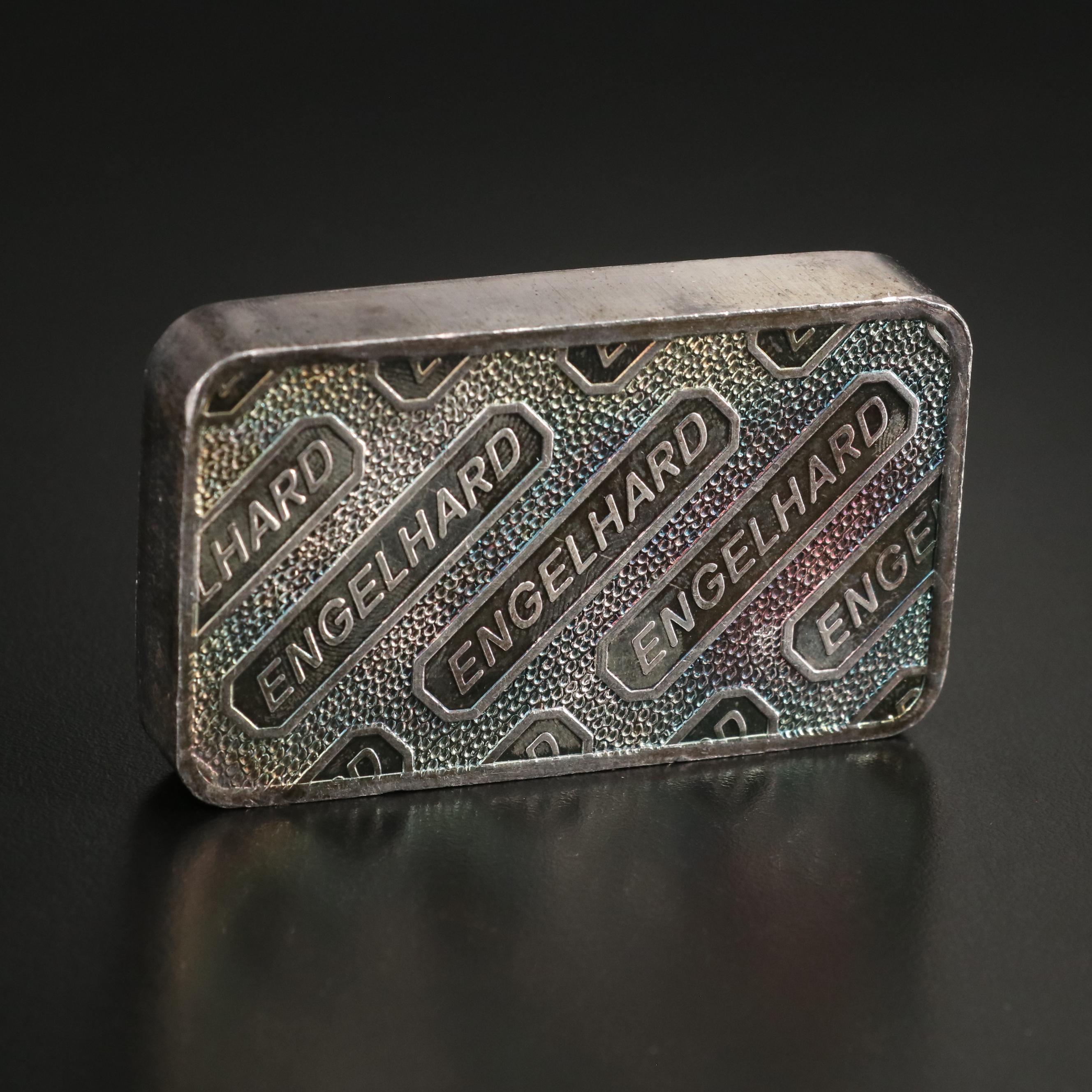 10 Engelhard Troy Oz. Fine Silver Bar