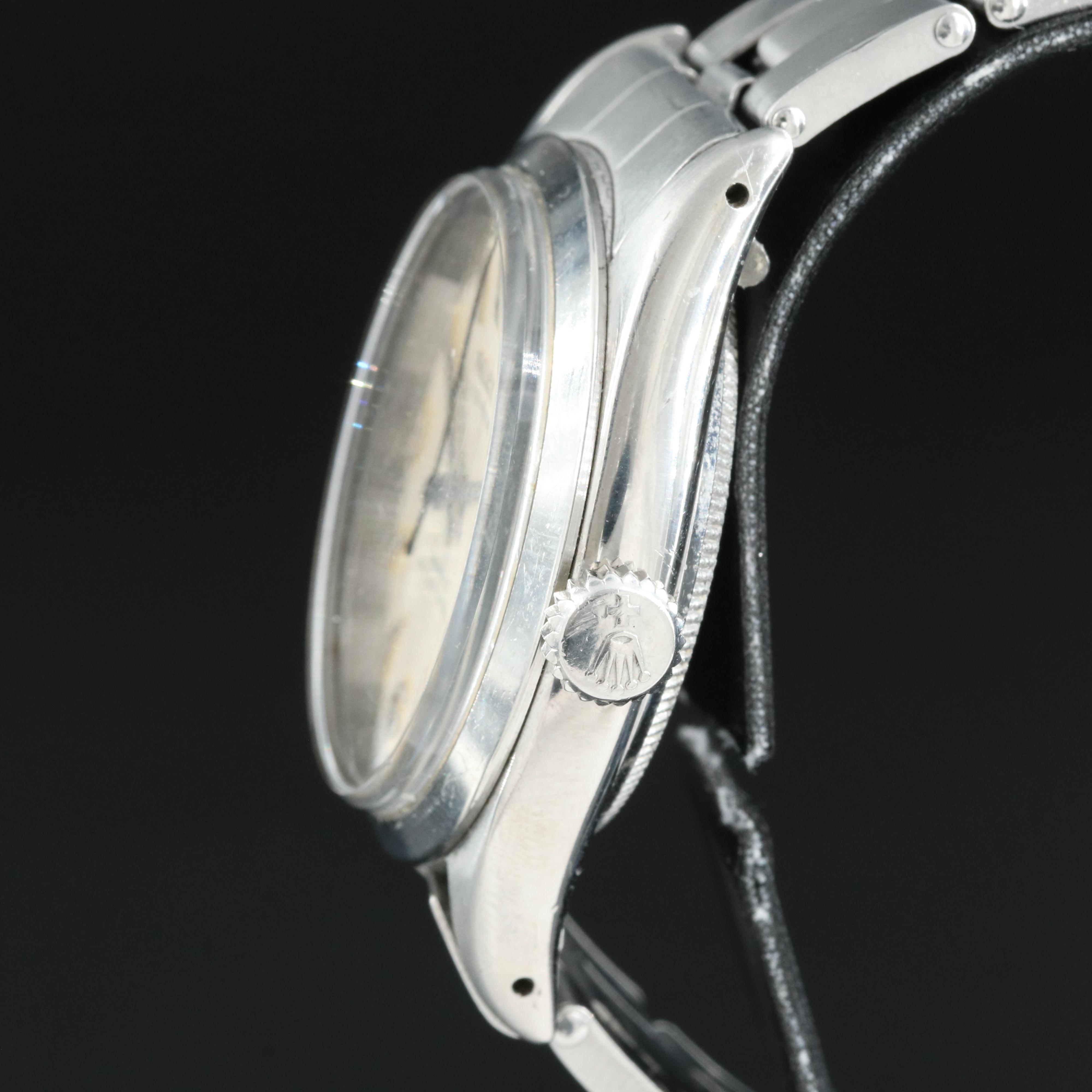 1954 Rolex Honeycomb Dial Oyster Perpetual Watch