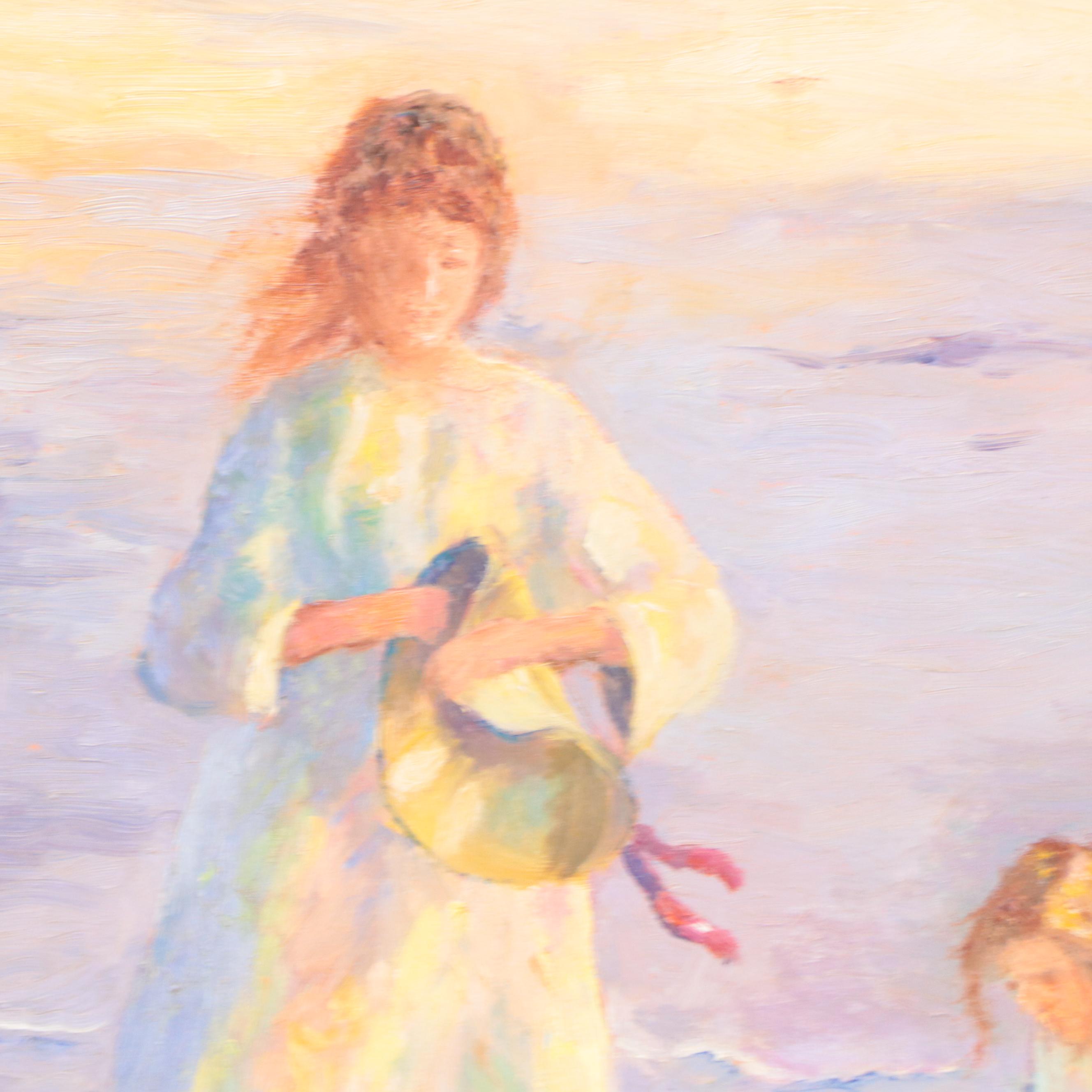 Edy Martin Impressionist Style Oil Painting "Ocean Breeze"