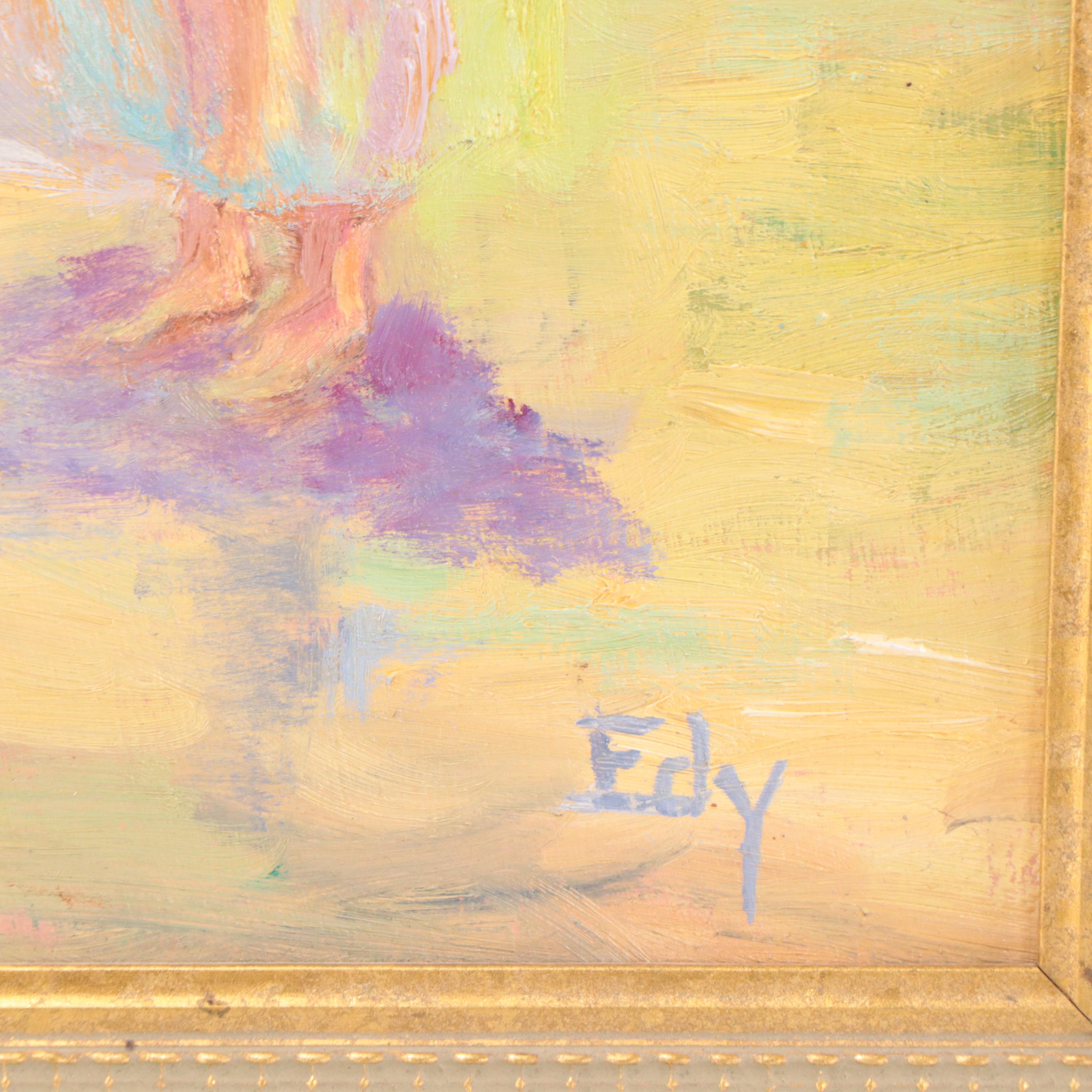 Edy Martin Impressionist Style Oil Painting "Ocean Breeze"