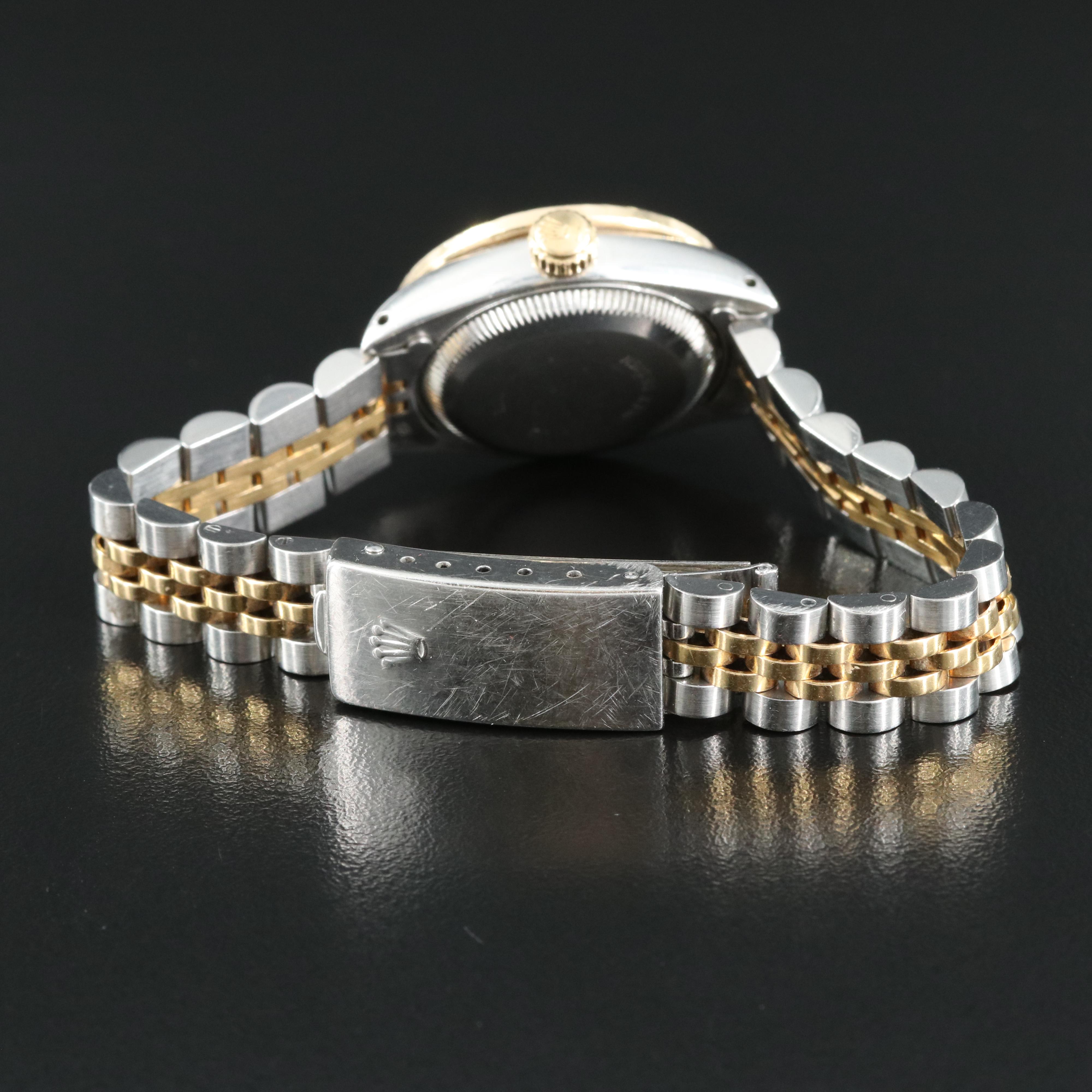 1982 Rolex Custom Diamond Bezel Oyster Perpetual Datejust Watch