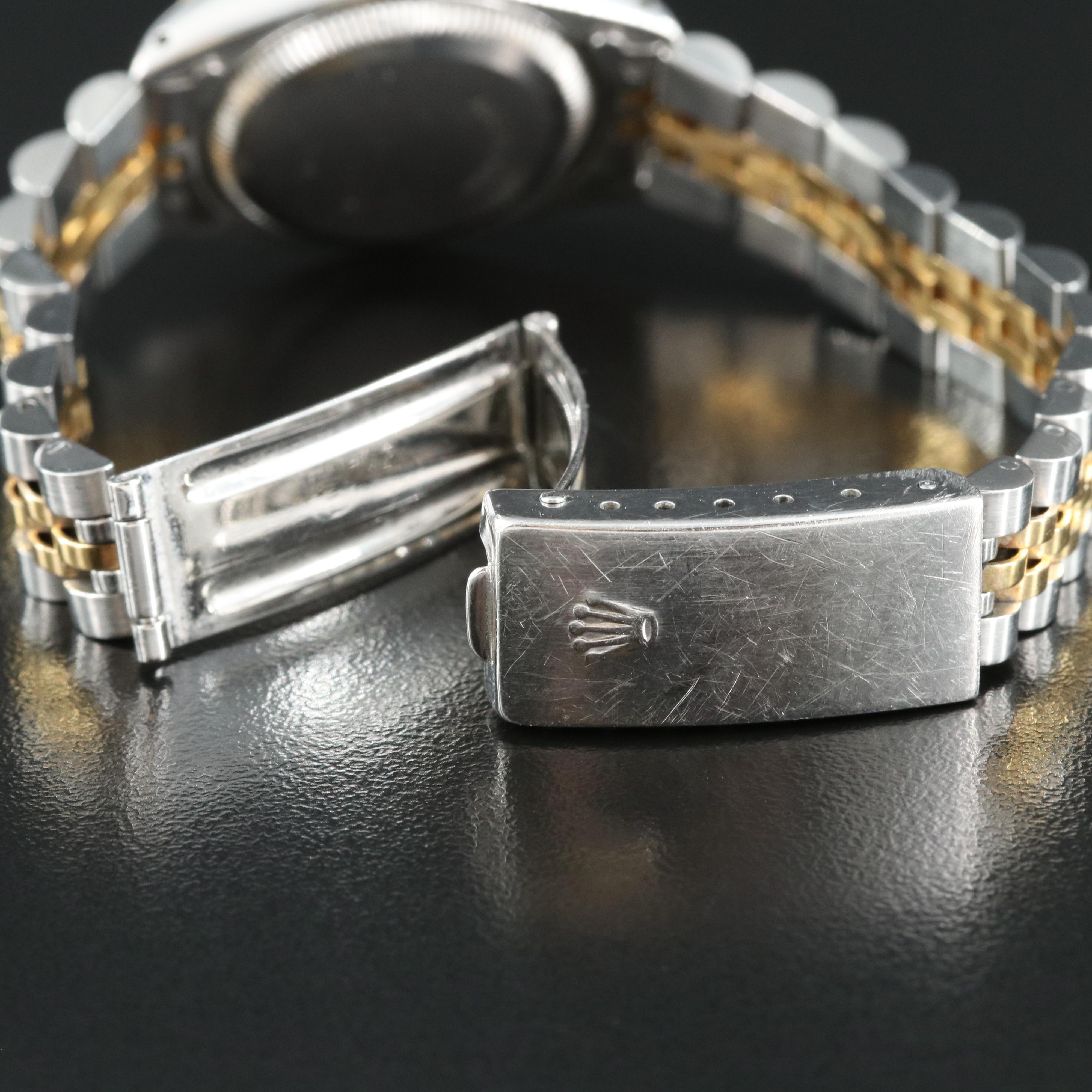 1982 Rolex Custom Diamond Bezel Oyster Perpetual Datejust Watch