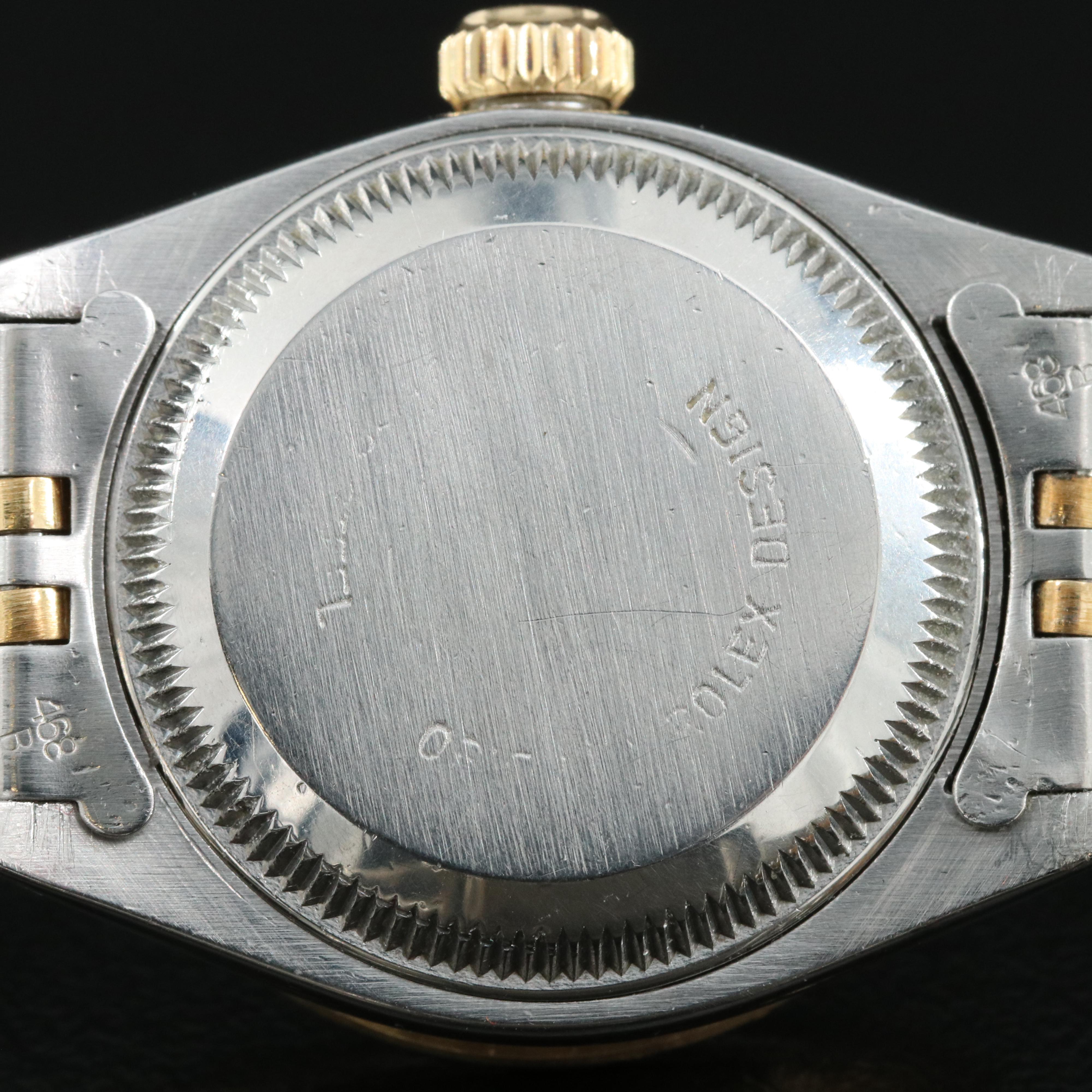 1982 Rolex Custom Diamond Bezel Oyster Perpetual Datejust Watch