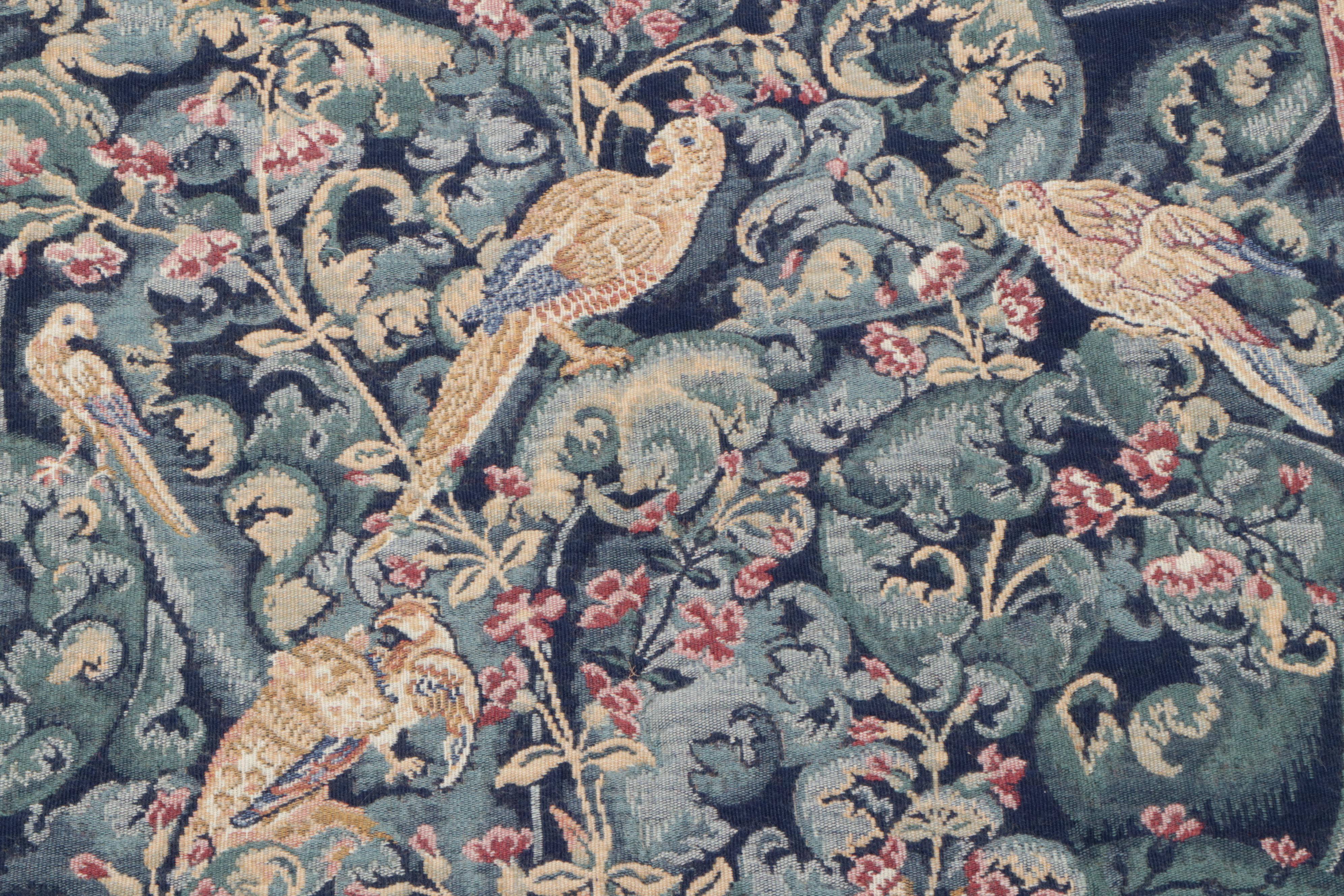 4'1 x 5'3 Machine Made Woven Tapestry Style Area Rug