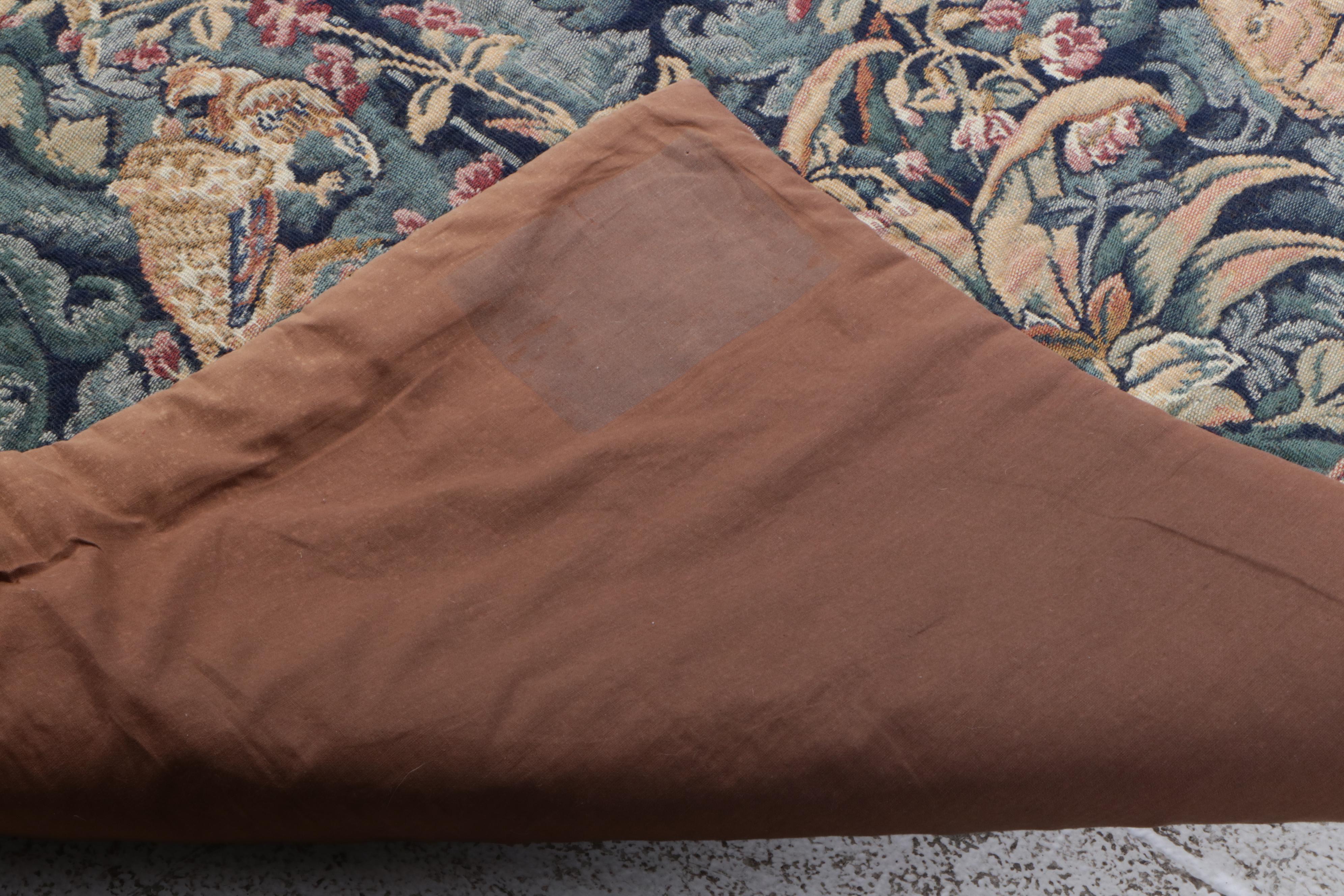 4'1 x 5'3 Machine Made Woven Tapestry Style Area Rug