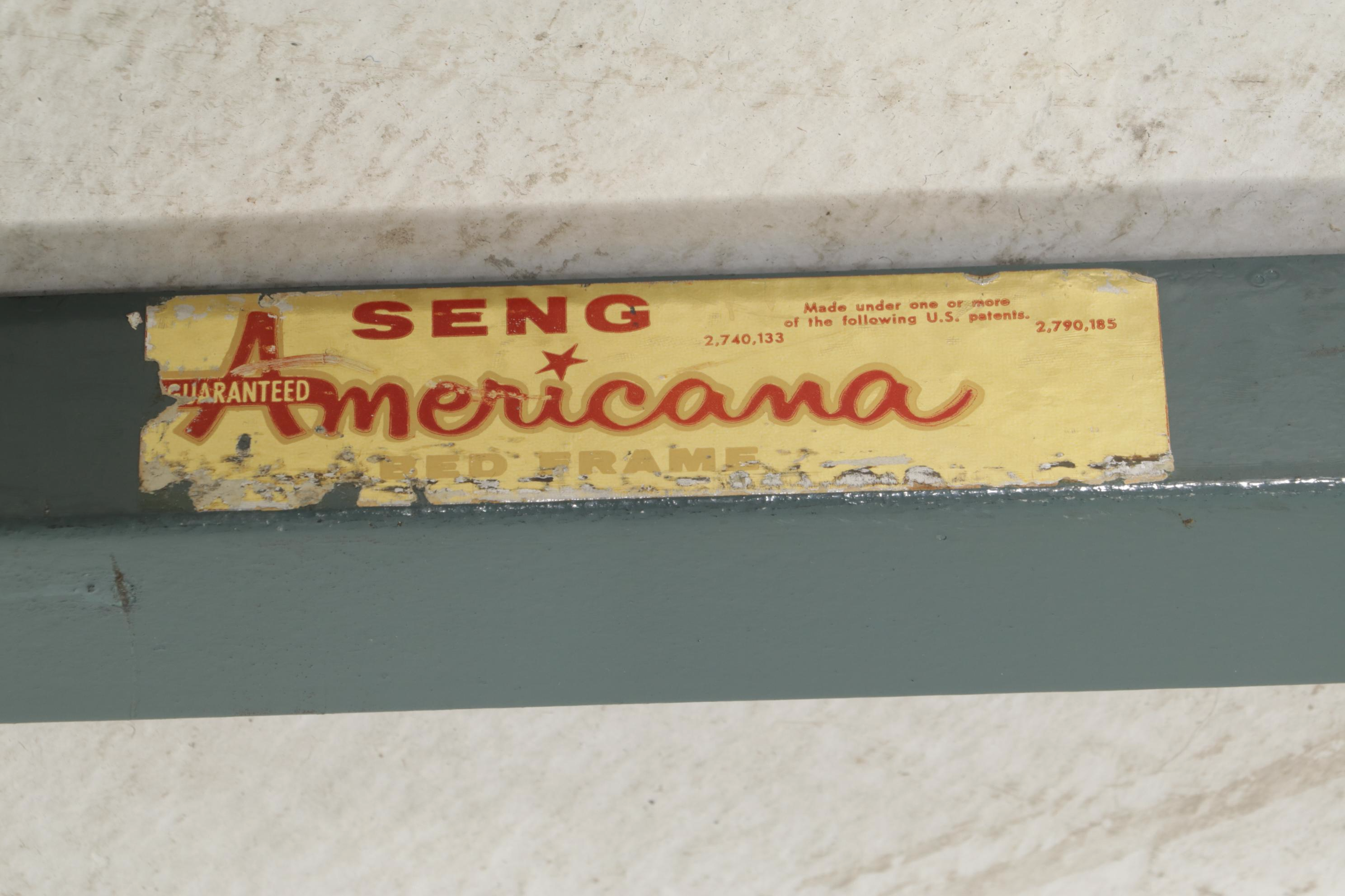 Thomasville George III Style Mahogany King Bed Frame