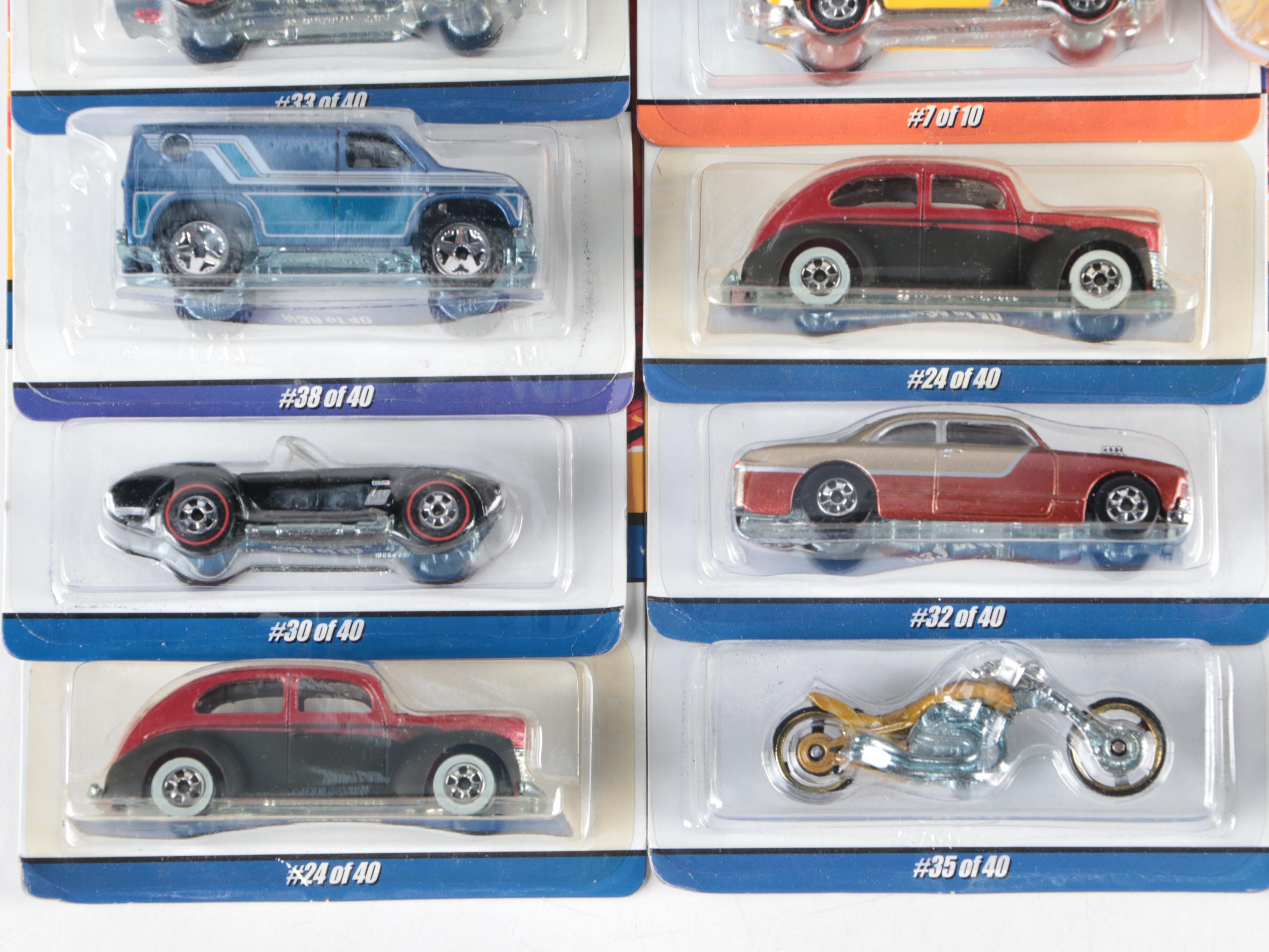 Mattel Hot Wheels 40th Anniversary Cars