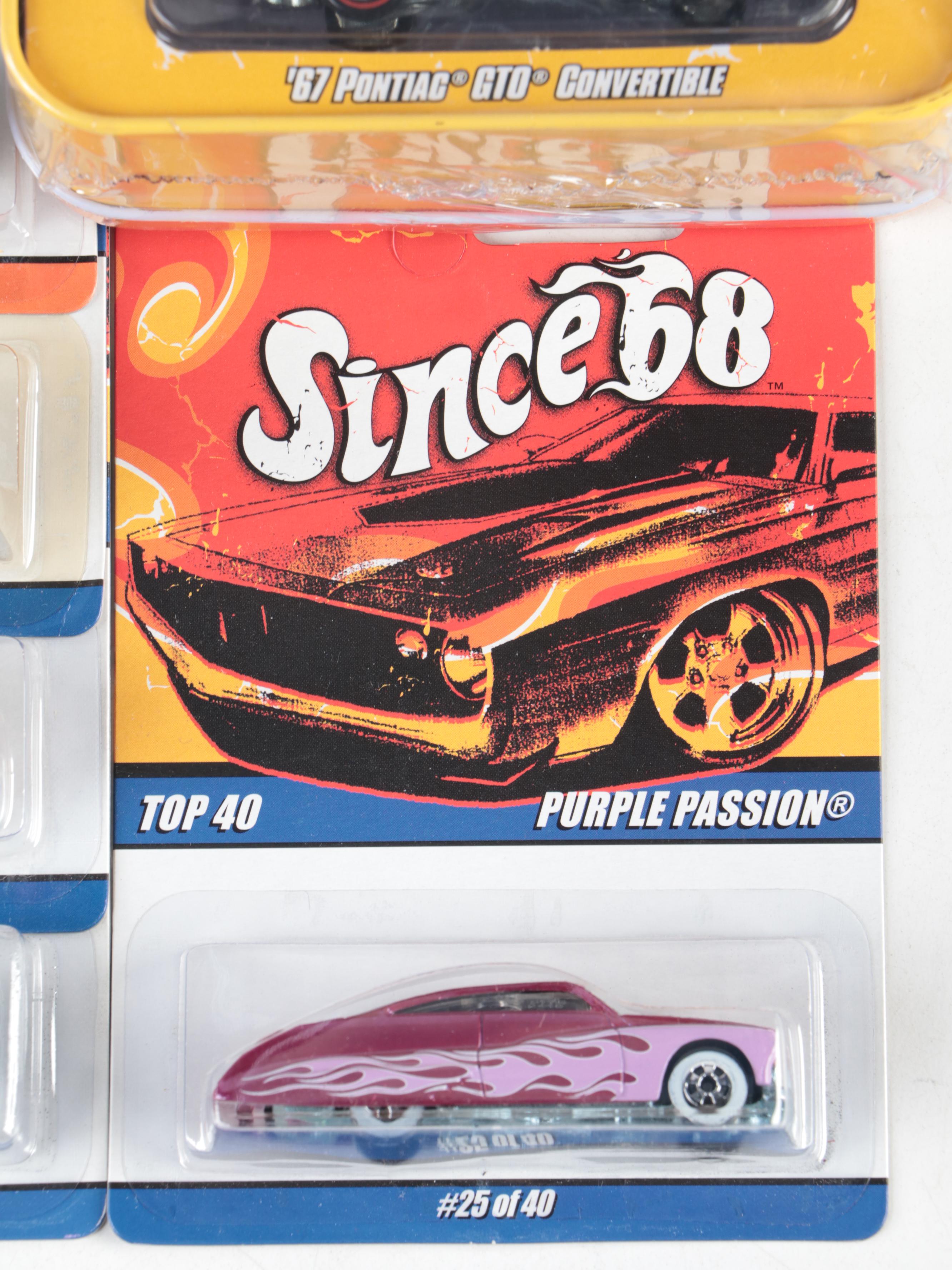 Mattel Hot Wheels 40th Anniversary Cars