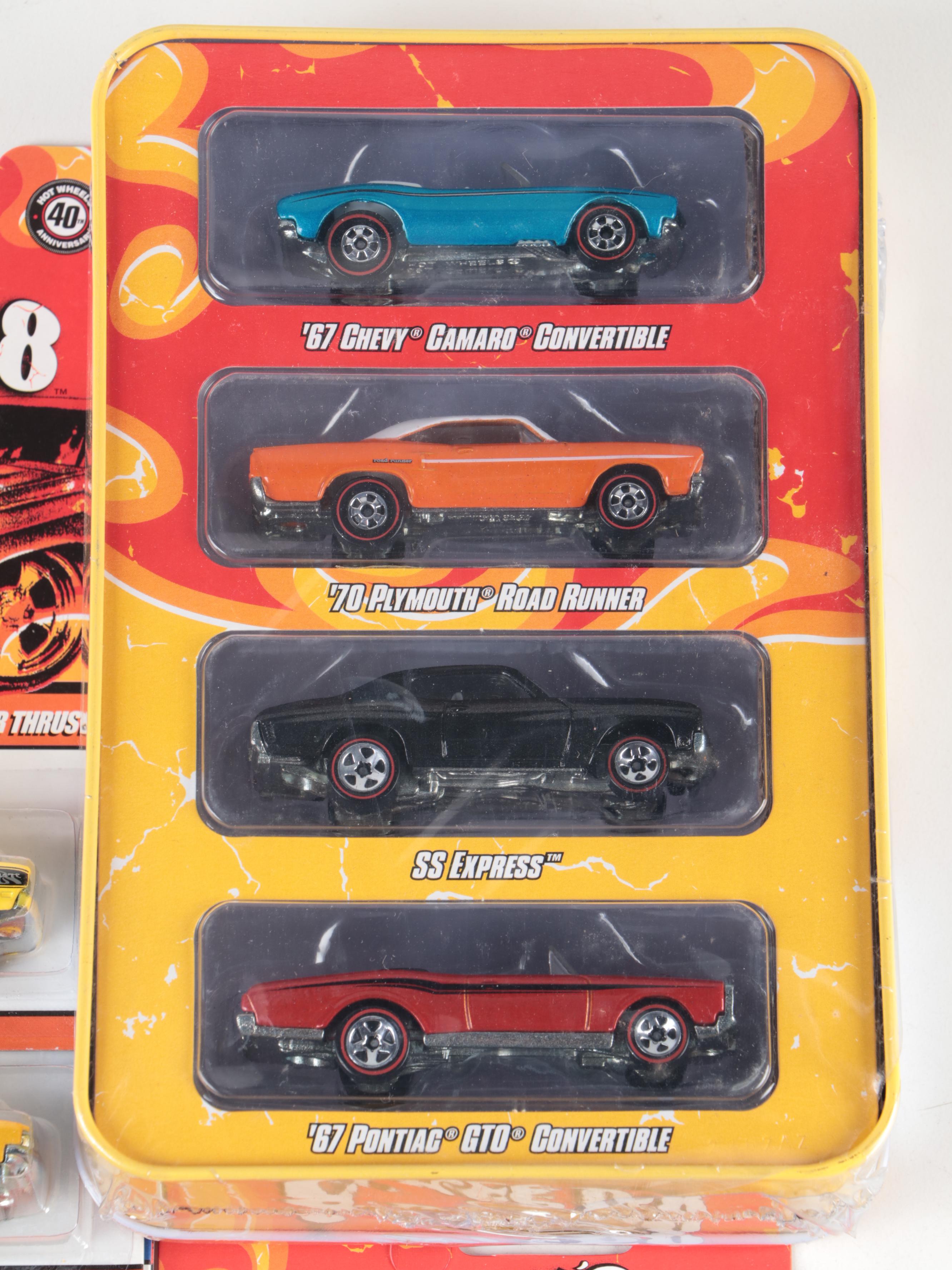 Mattel Hot Wheels 40th Anniversary Cars