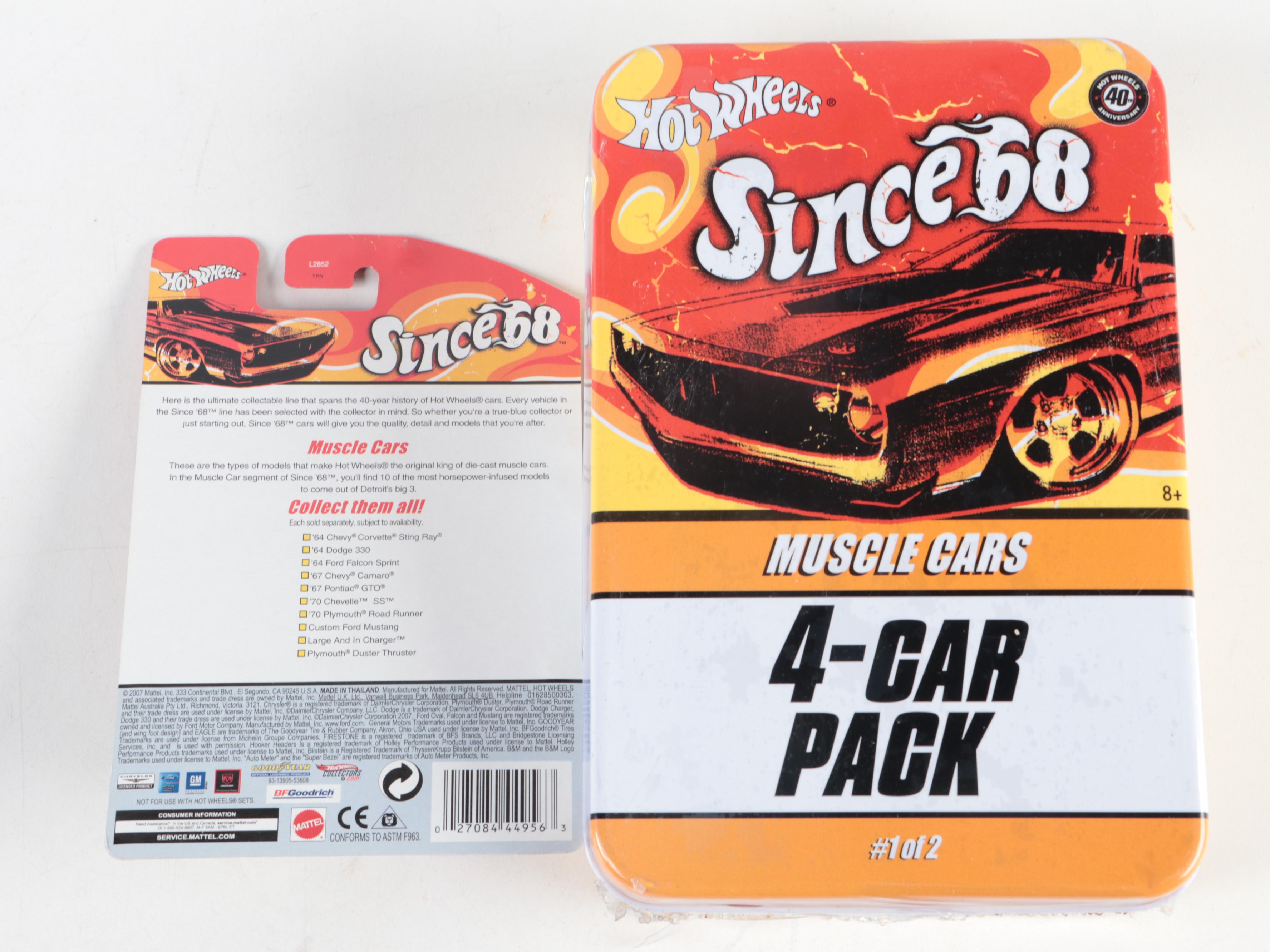Mattel Hot Wheels 40th Anniversary Cars