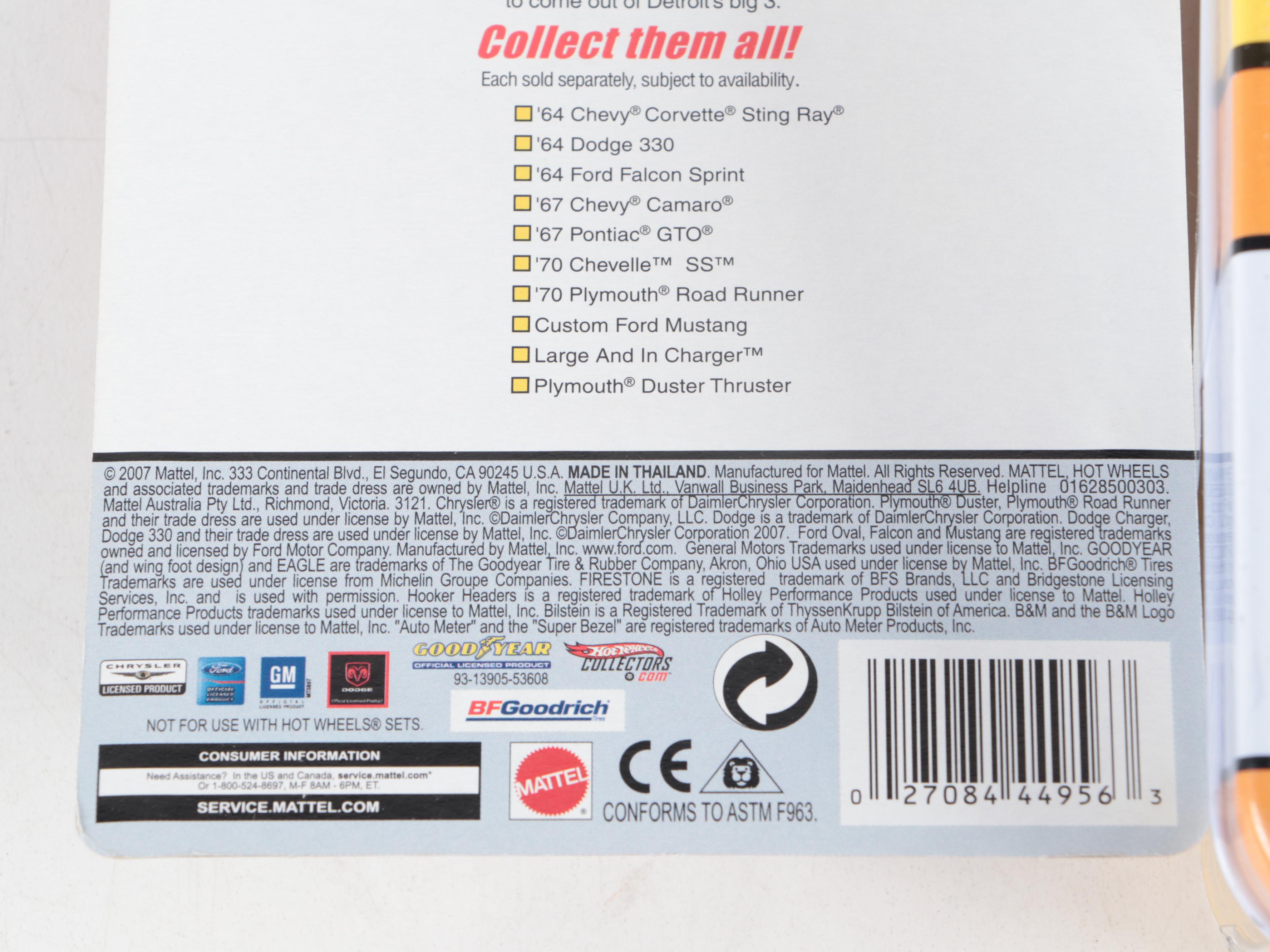 Mattel Hot Wheels 40th Anniversary Cars