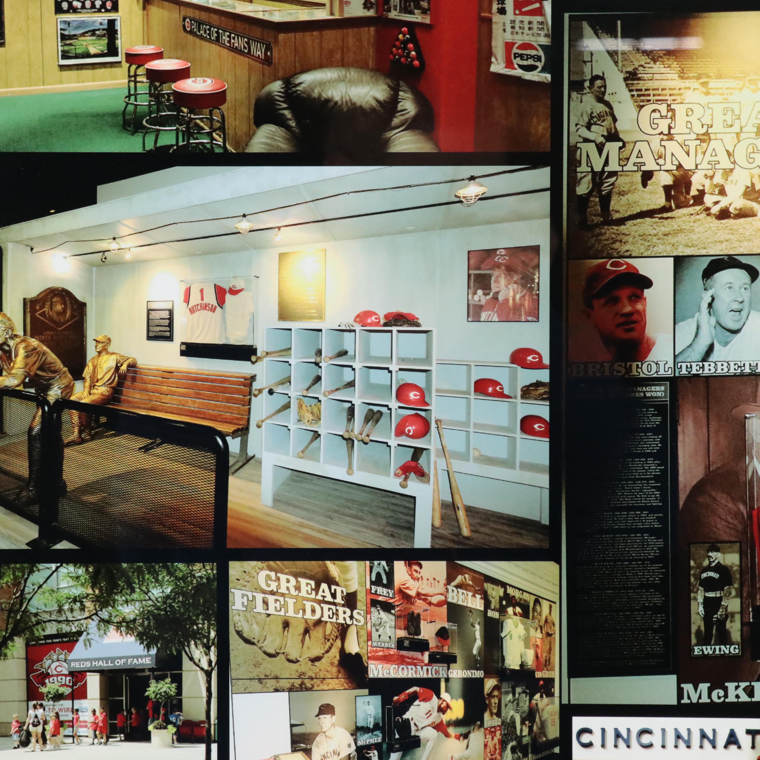 Cincinnati Reds Hall of Fame Giclée Poster