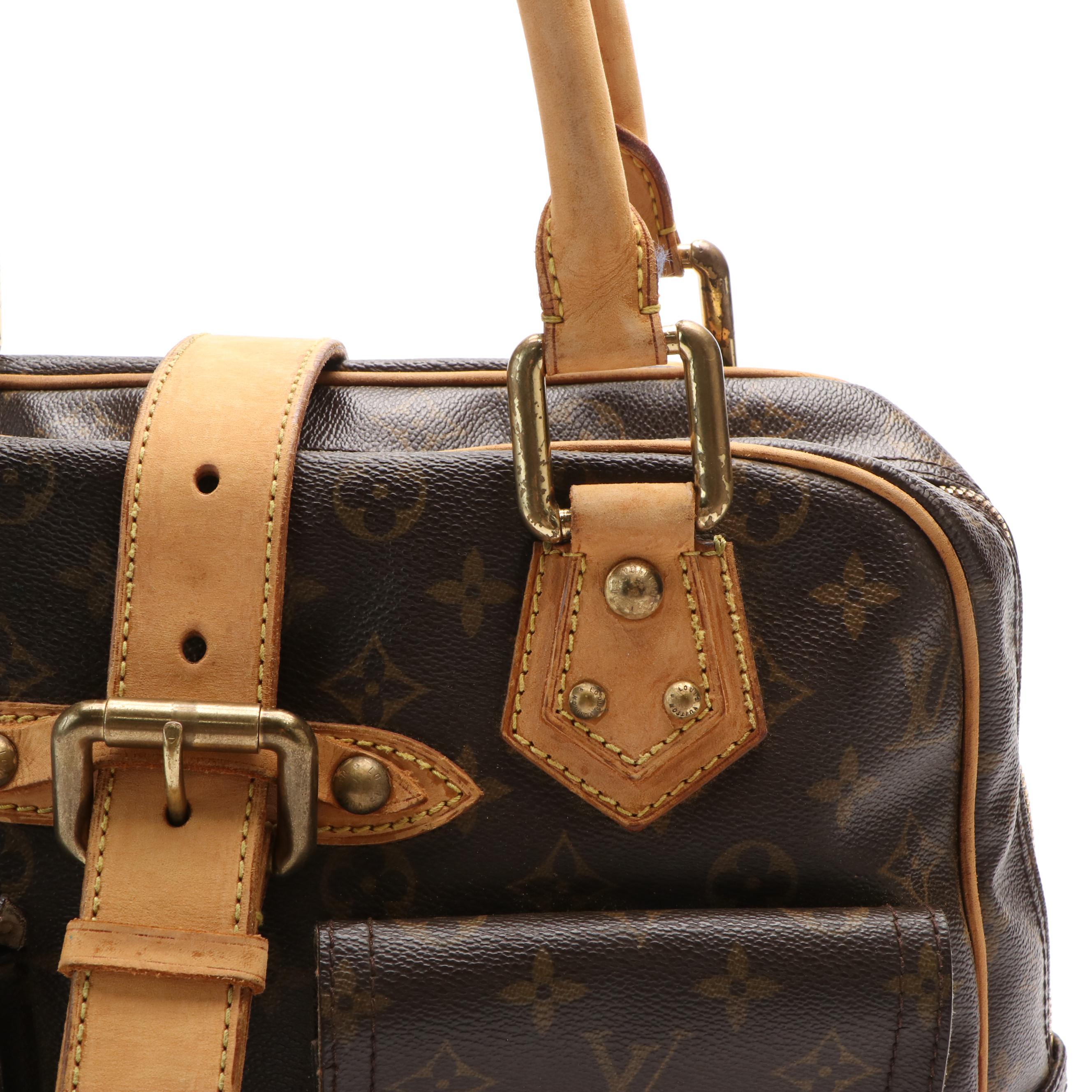 Louis Vuitton Manhattan GM Satchel in Monogram Canvas and Leather