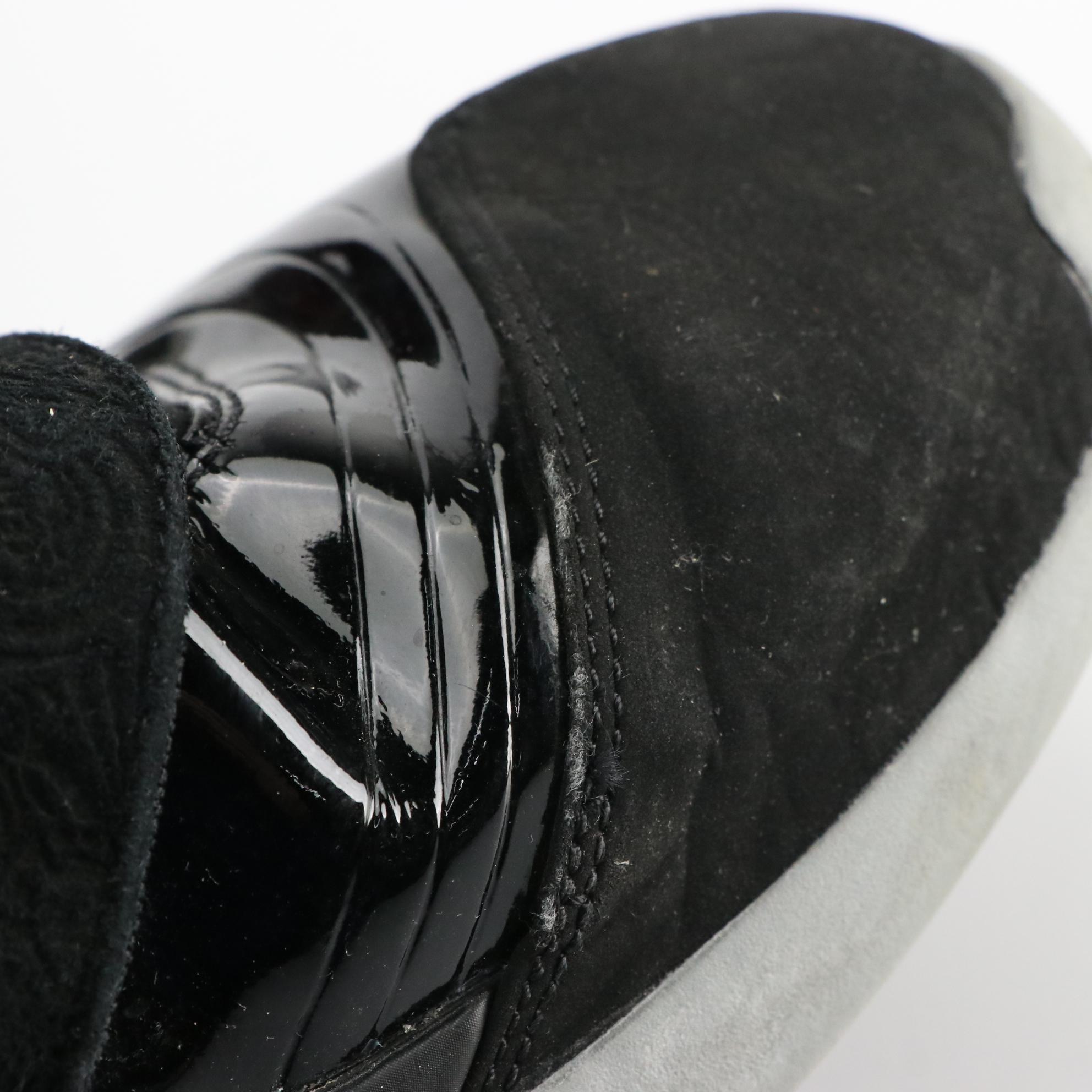 Men's Nike Air Jordan 20 Retro Stealth 2015 Black and Red Sneakers