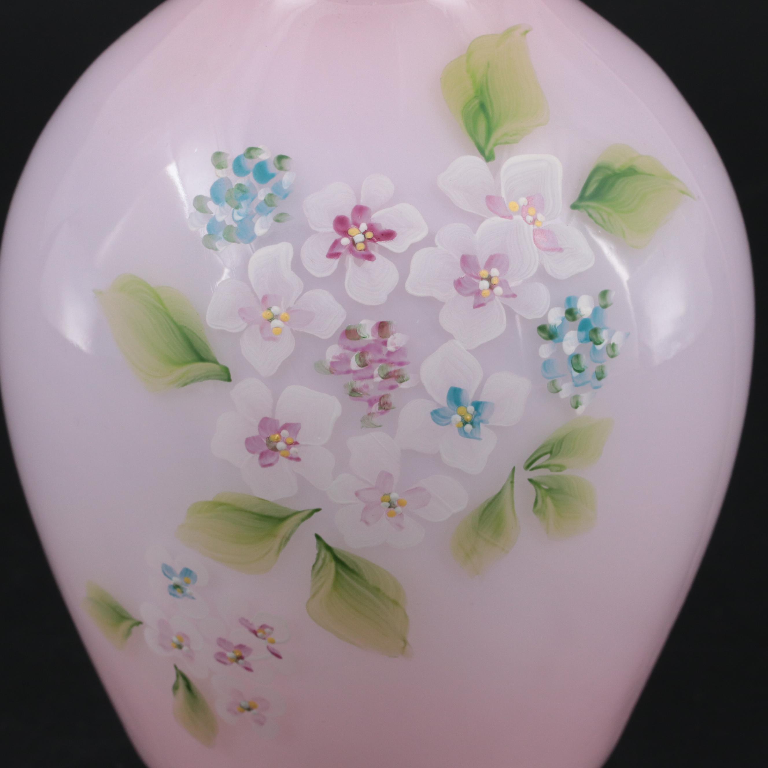 Signed Fenton Vase with Box, 2003