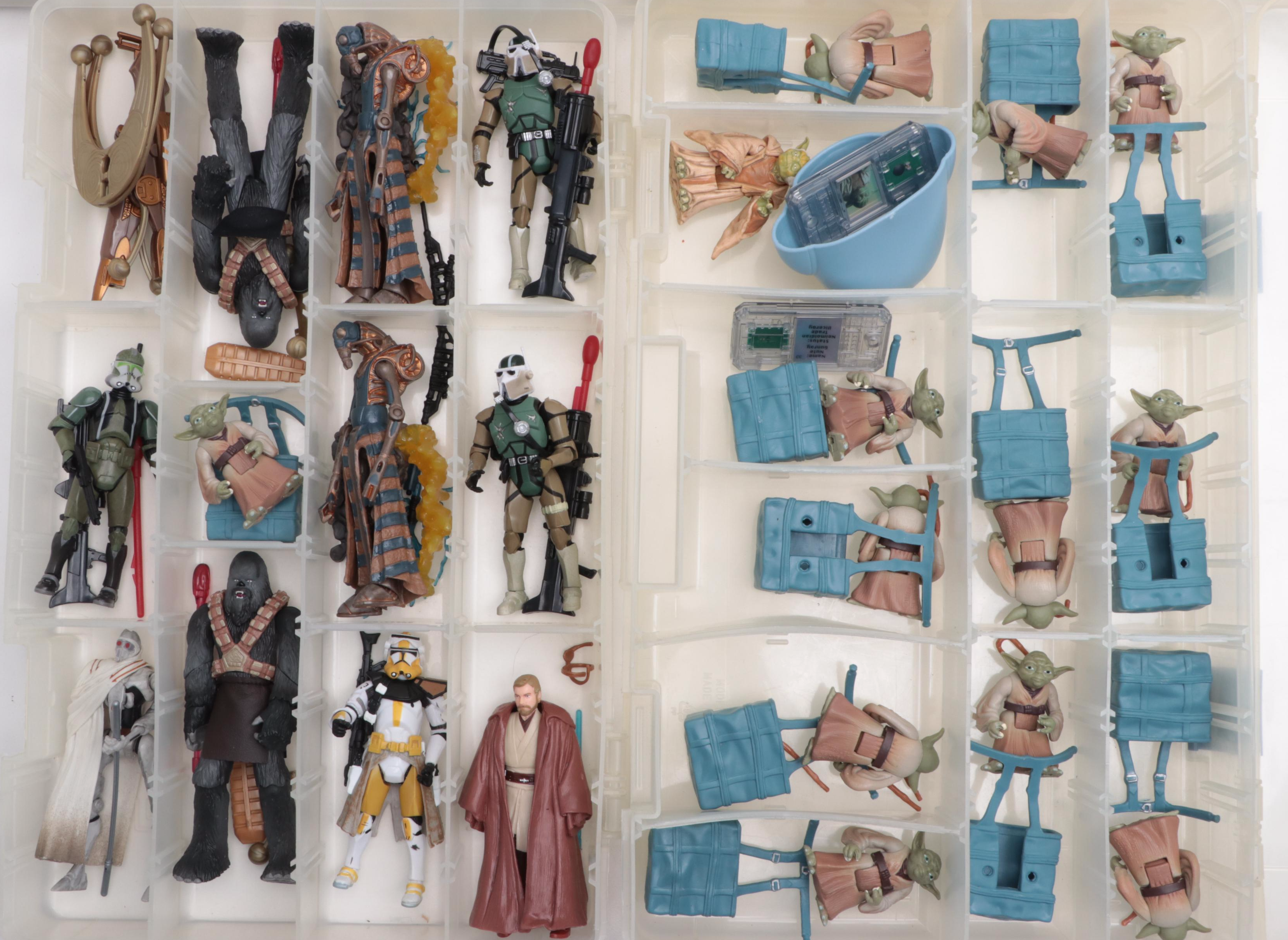 Star Wars Action Figures with Stormtroopers, Yoda, Obi-Wan Kenobi, More