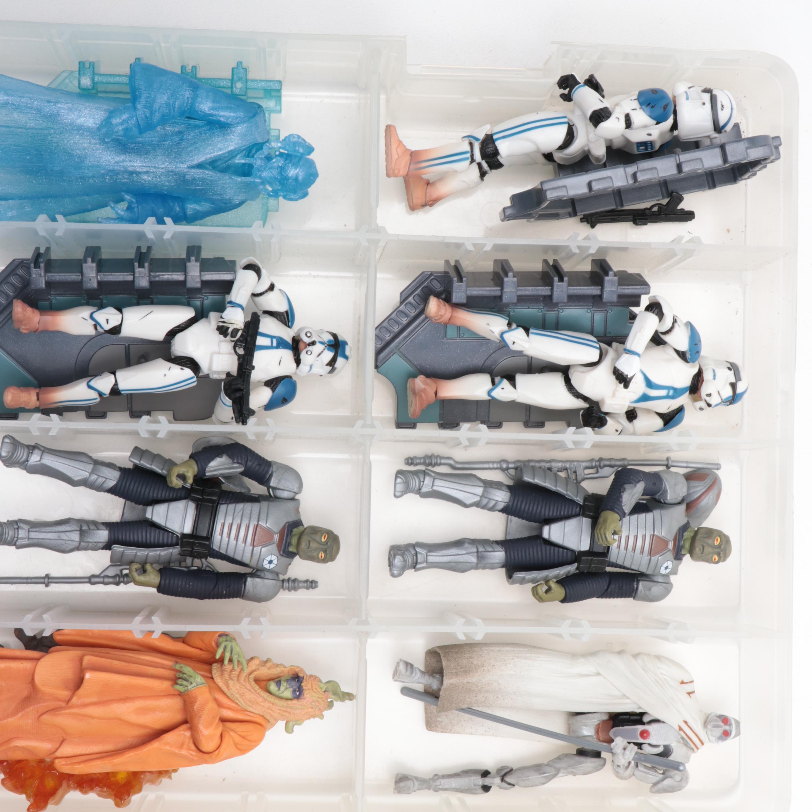 Star Wars Action Figures with Stormtroopers, Yoda, Obi-Wan Kenobi, More