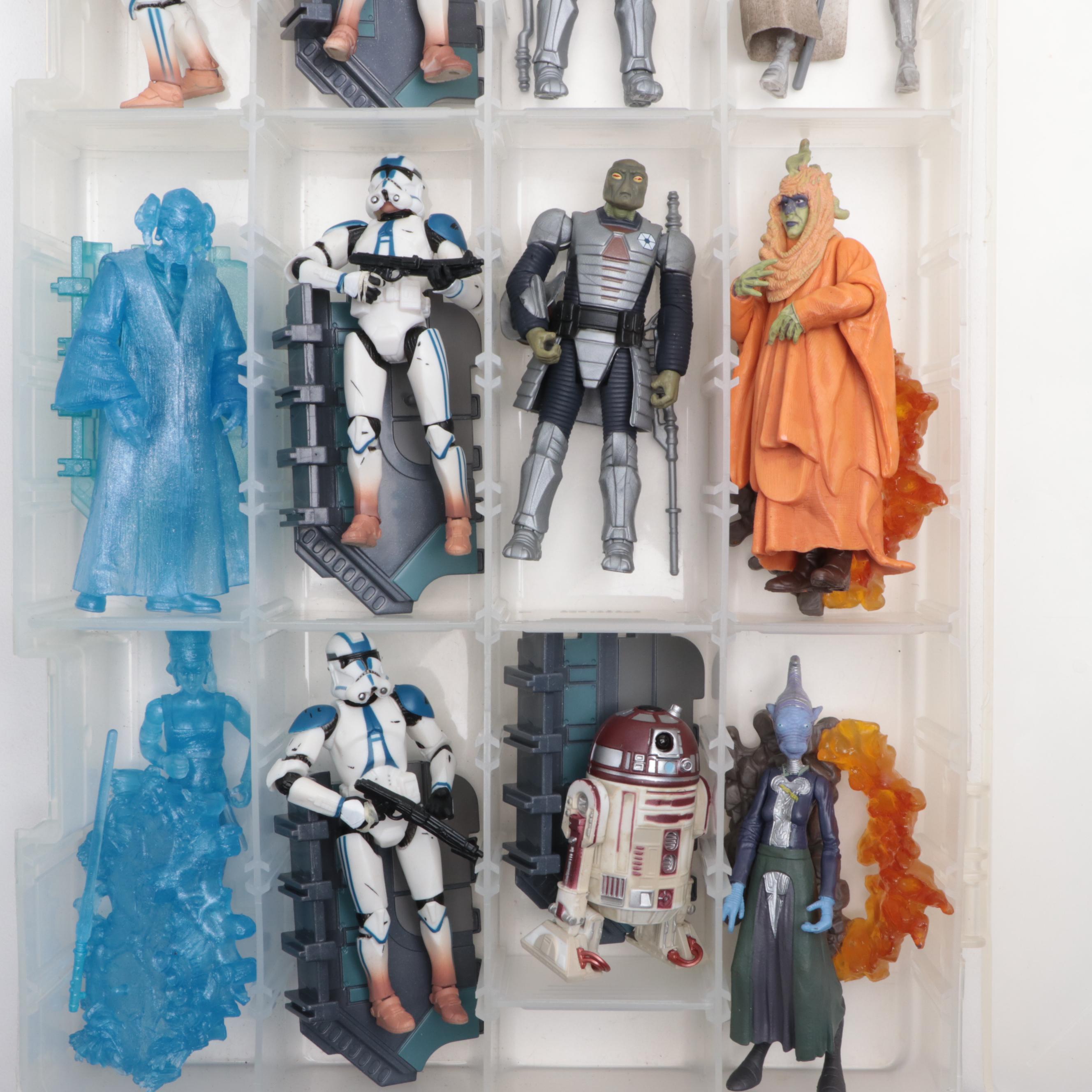 Star Wars Action Figures with Stormtroopers, Yoda, Obi-Wan Kenobi, More