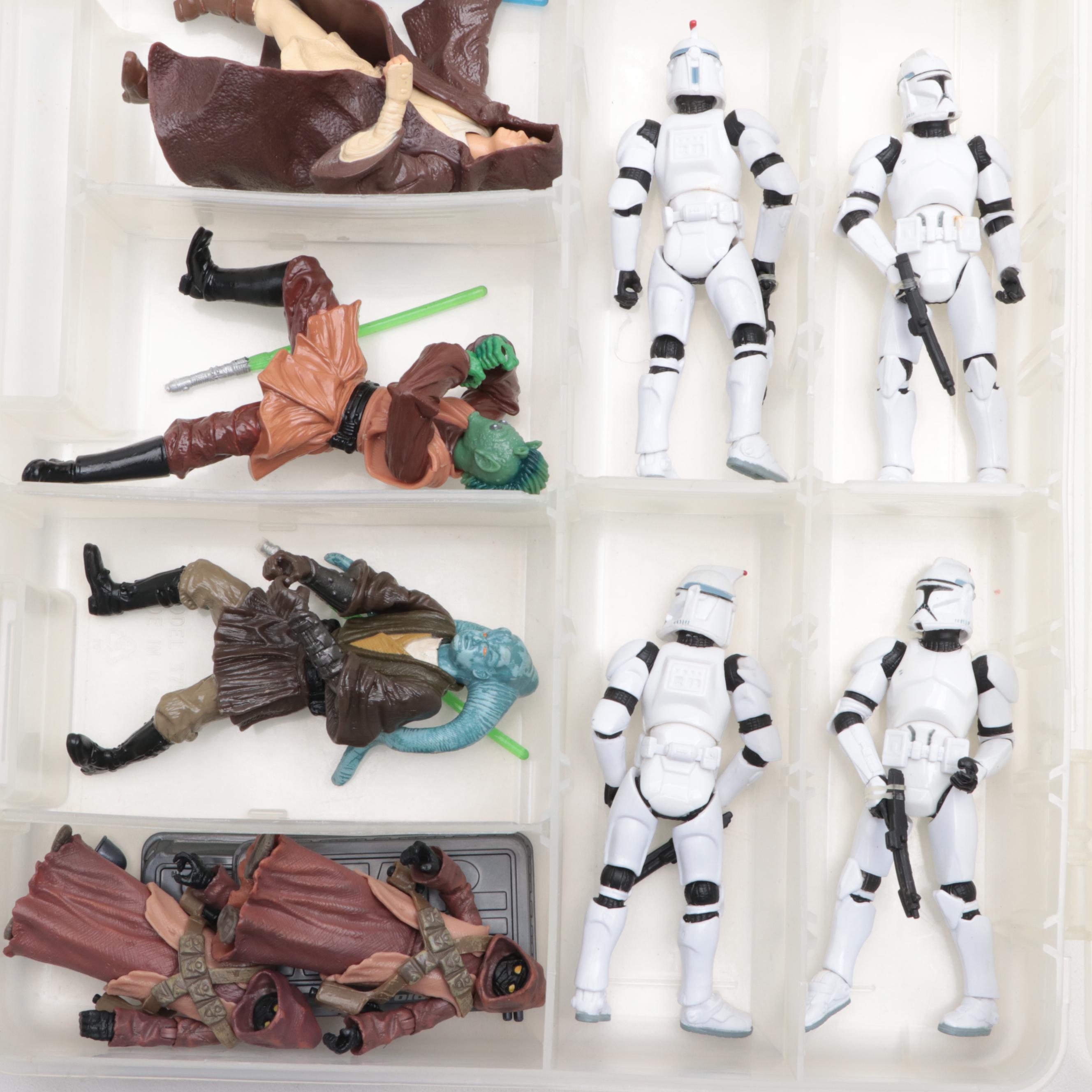 Star Wars Action Figures with Stormtroopers, Yoda, Obi-Wan Kenobi, More