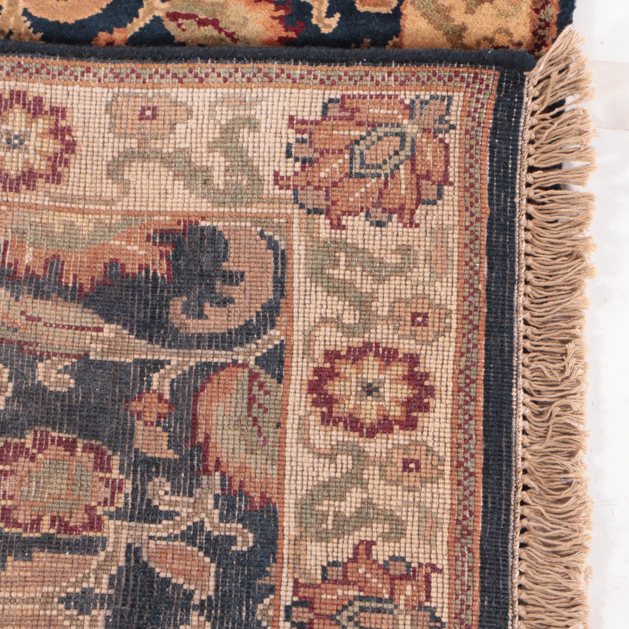 2'7 x 10'2 Hand-Knotted Indian Jaipur Carpet Runner