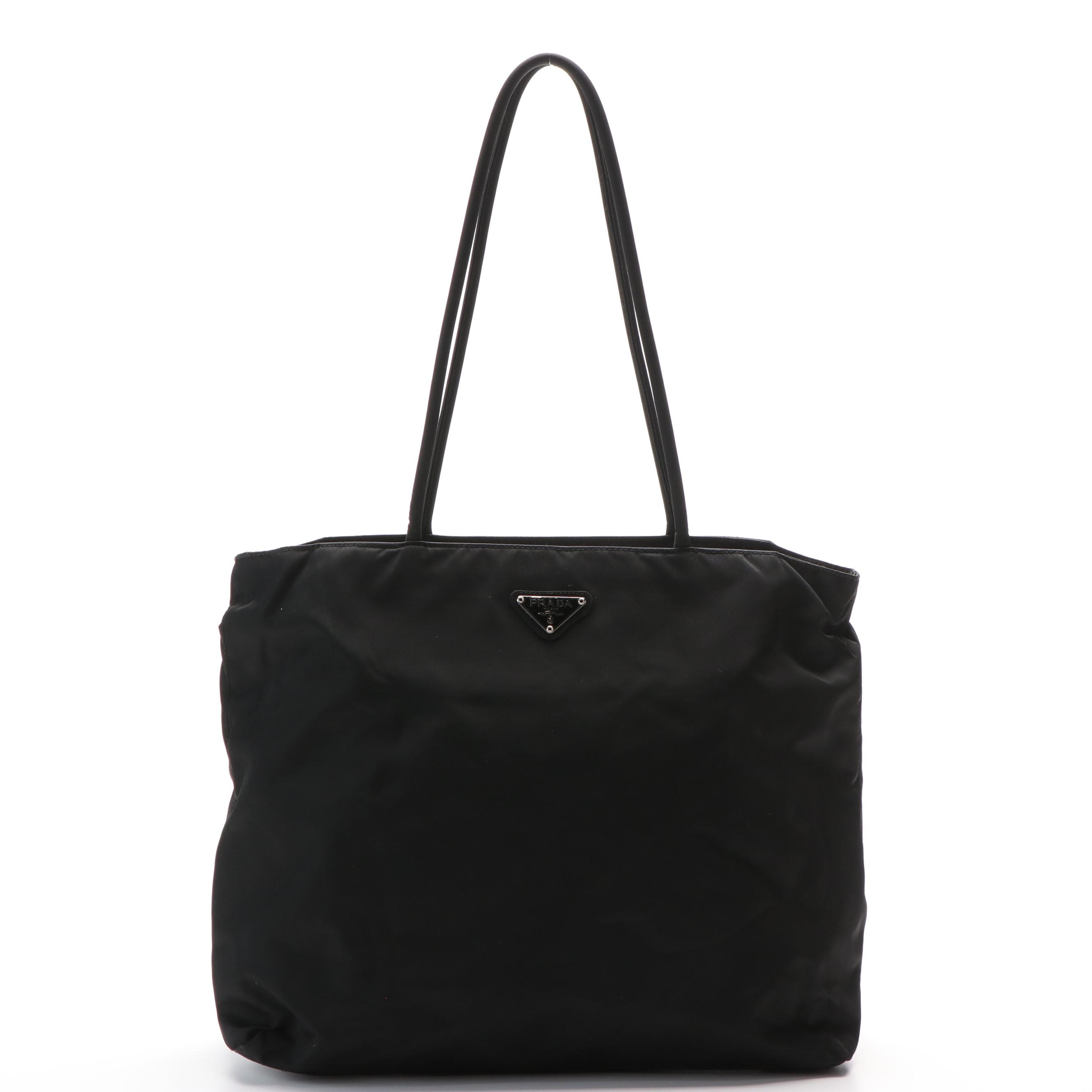 Prada Tessuto Black Nylon Tote