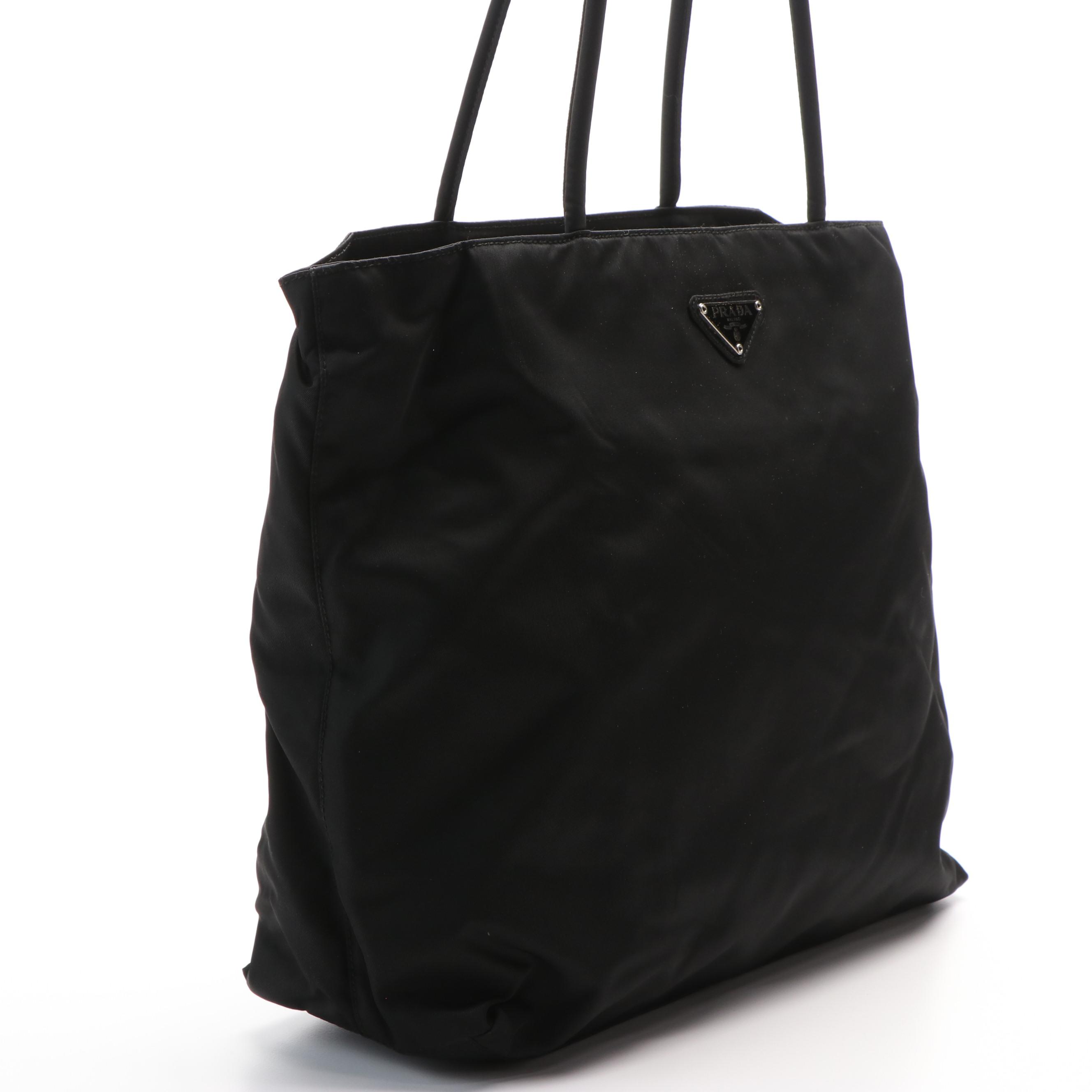 Prada Tessuto Black Nylon Tote