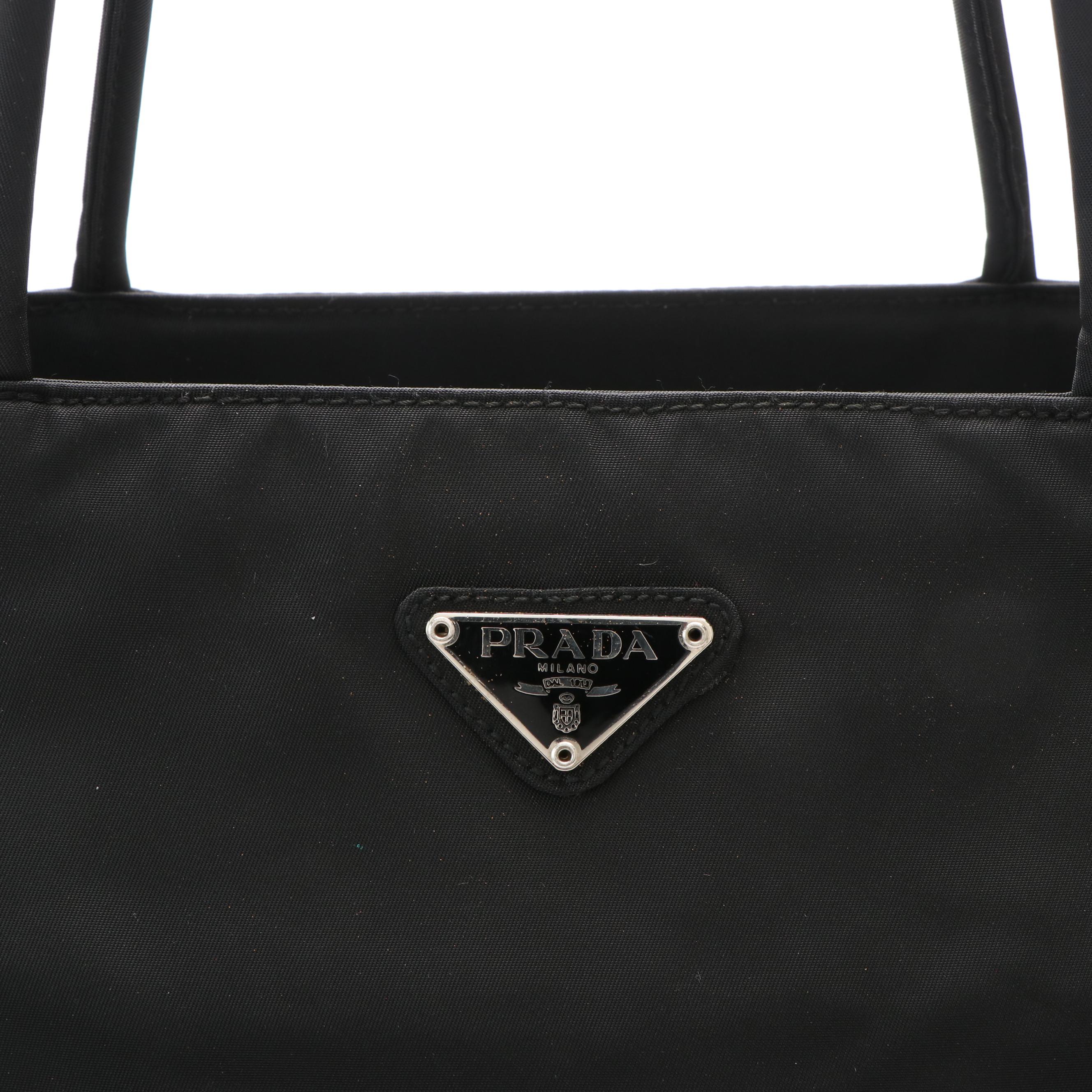Prada Tessuto Black Nylon Tote